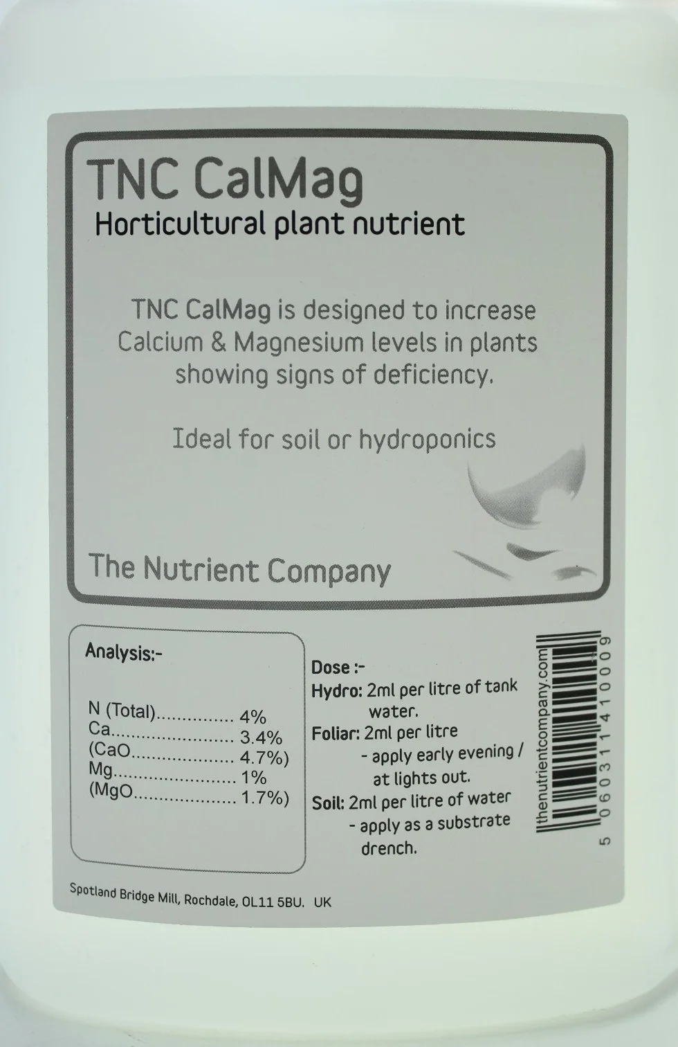 TNC CalMag 1000 ml – nawóz uzupełniający wapń i magnez dla roślin
