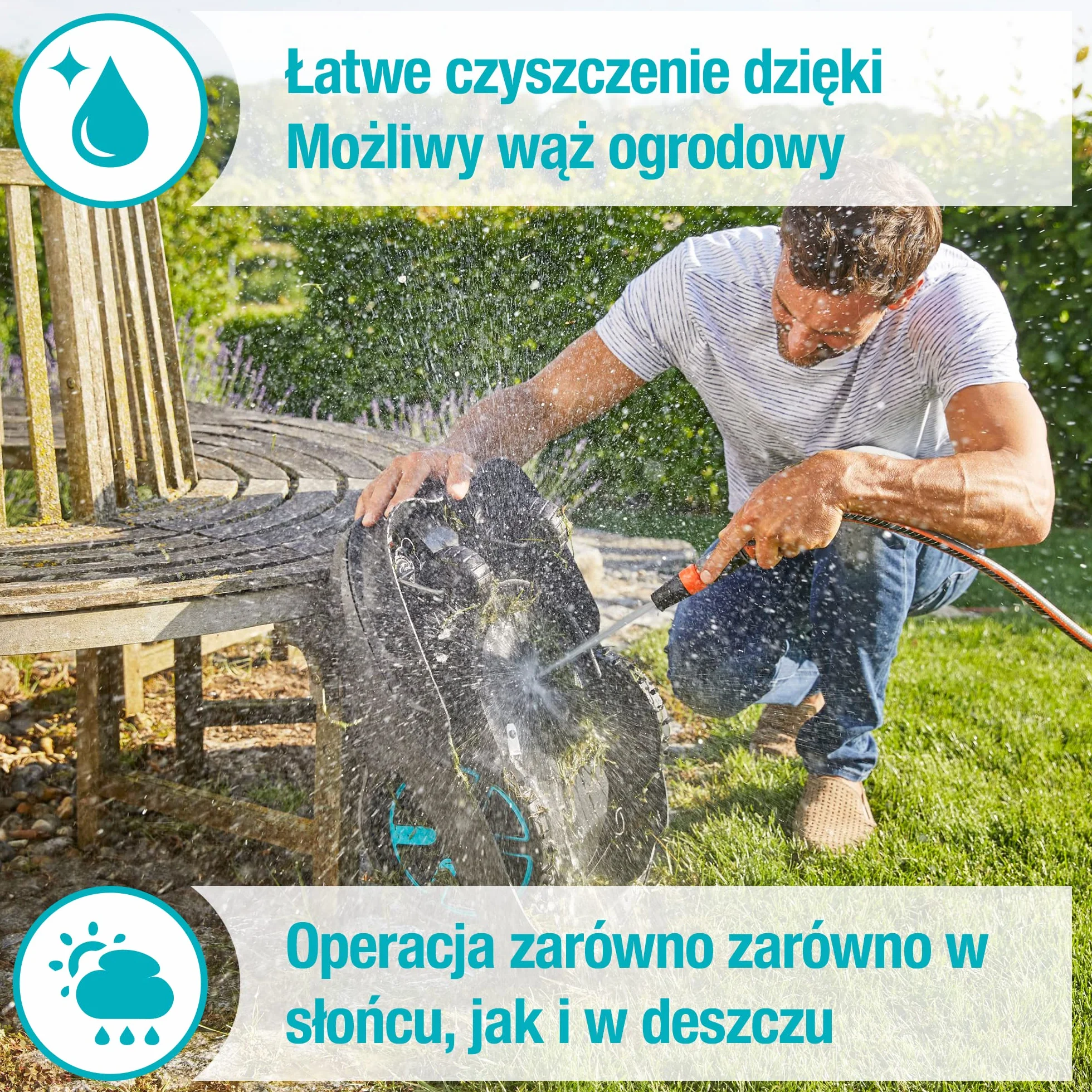 Gardena robot koszący SILENO life 750 do 750 m², Bluetooth, wersja PL