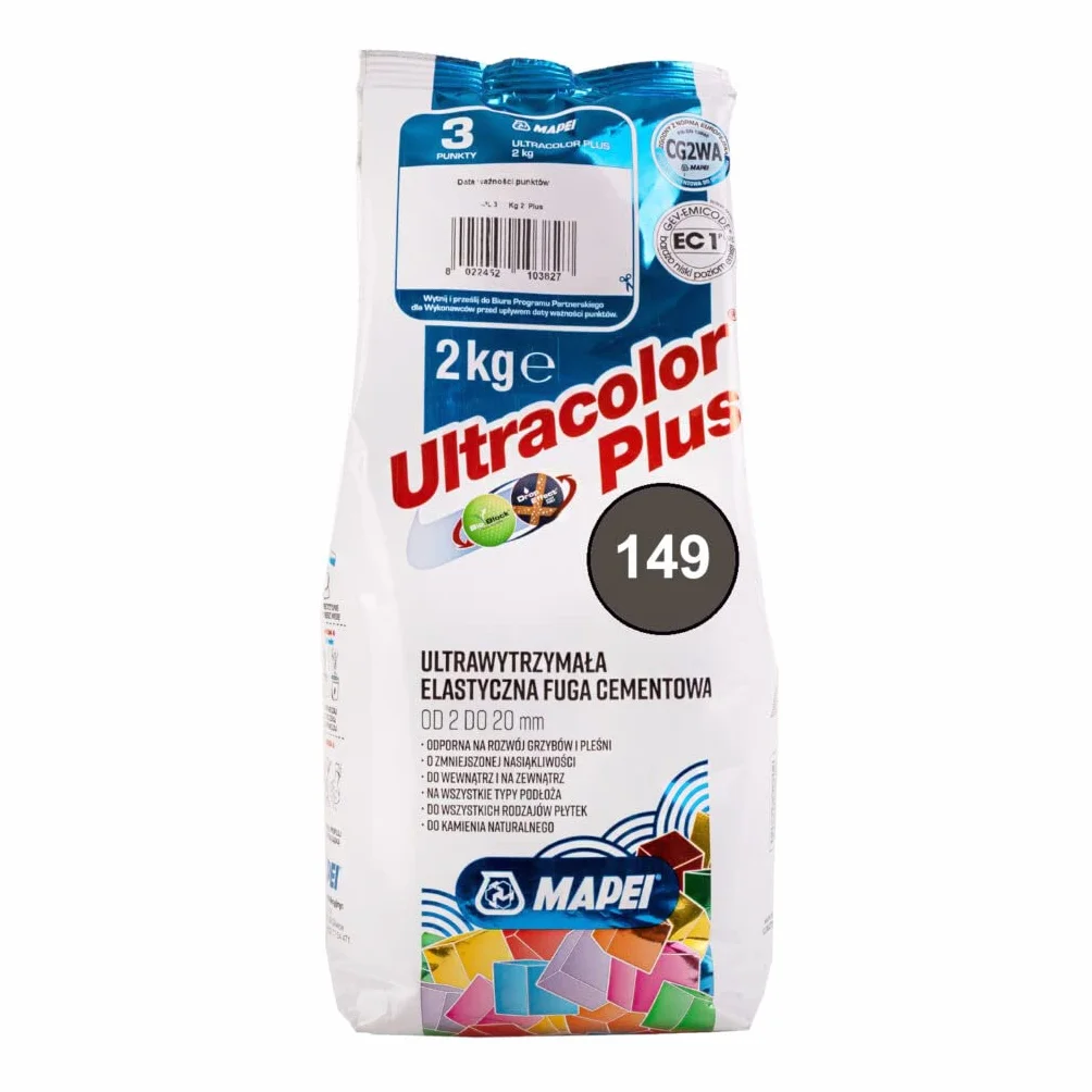 Fuga cementowa MAPEI ULTRACOLOR PLUS 2kg 149 piasek wulkaniczny
