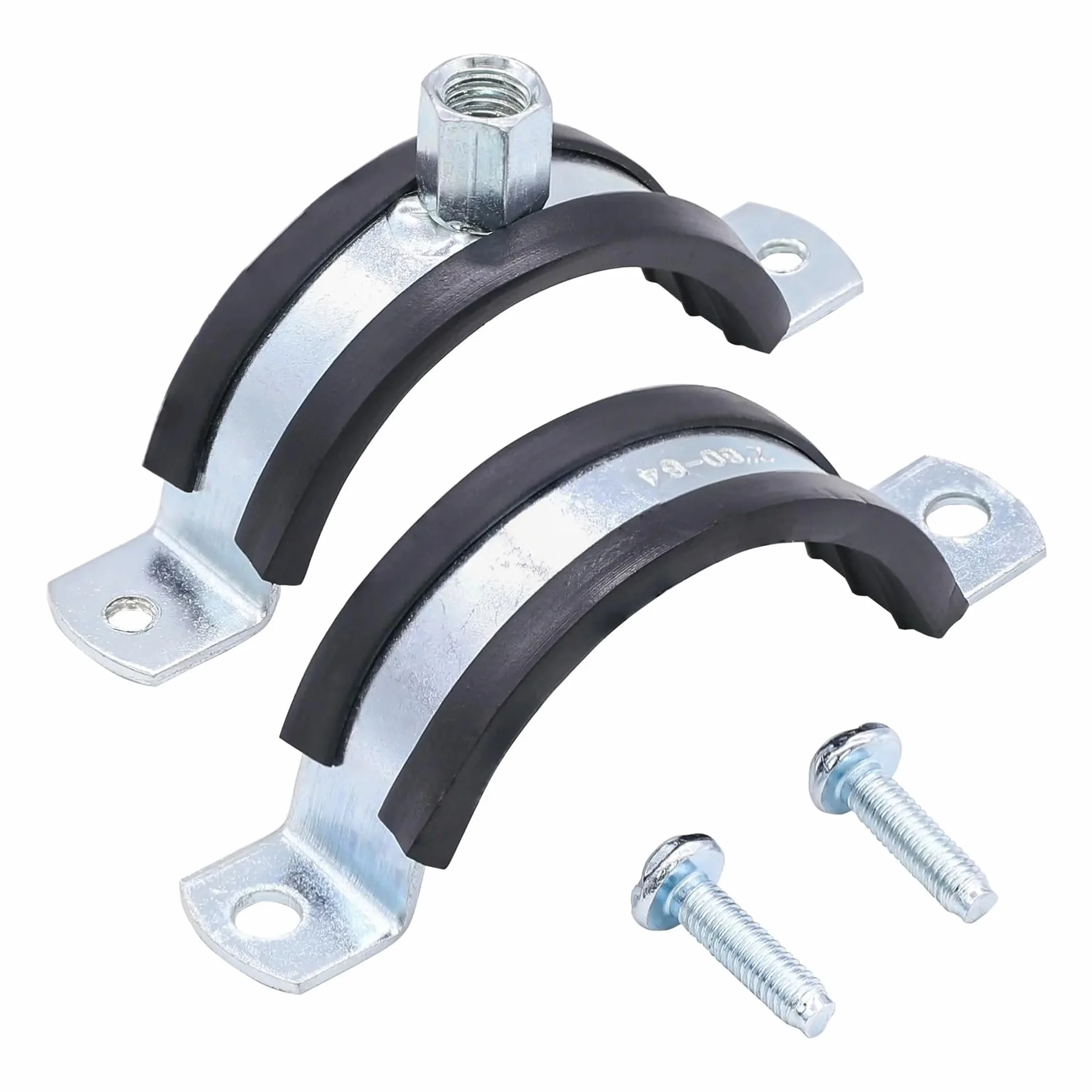 Regulowany zacisk do rur ze stali nierdzewnej | Uchwyt ścienny do sufitu o średnicy 20–160 mm: wsporniki(5pcs 110mm)