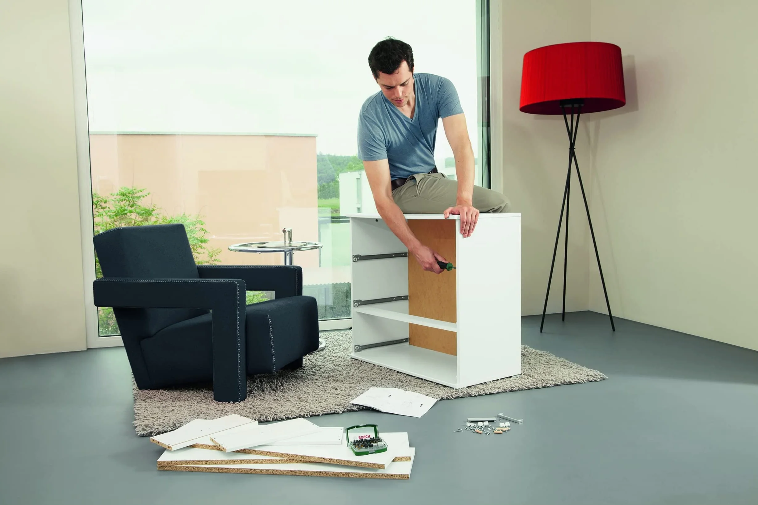 Bosch Professional 32-częściowy zestaw bitów do wkrętarek (bity PH, PZ, sześciokątne, T, TH, S, osprzęt do wiertarki i wkrętarki)