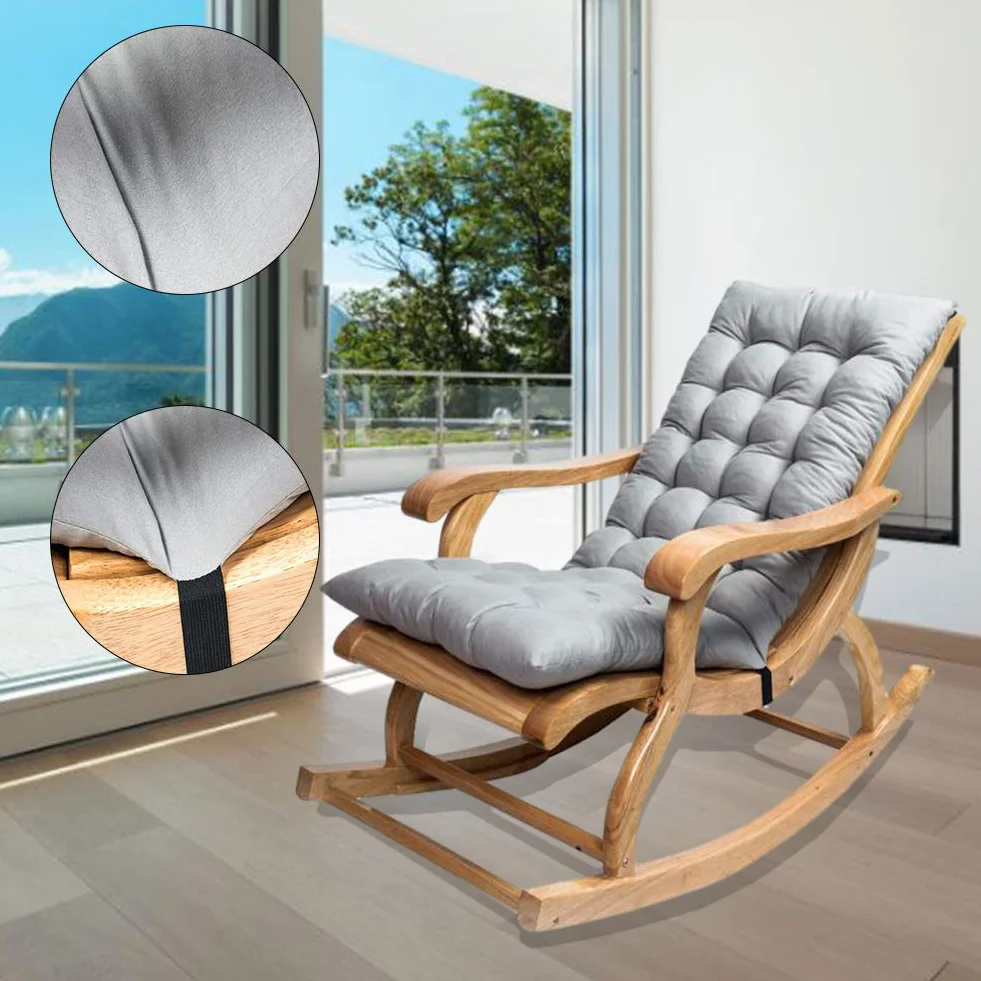 basku Garden Lounge Poduszki, Poduszki Sun Outdoor Garden Poduszka Krzesło Lounge Poduszka Poduszka Na Leżaku Z Pasami (120 * 50 * 12 cm)