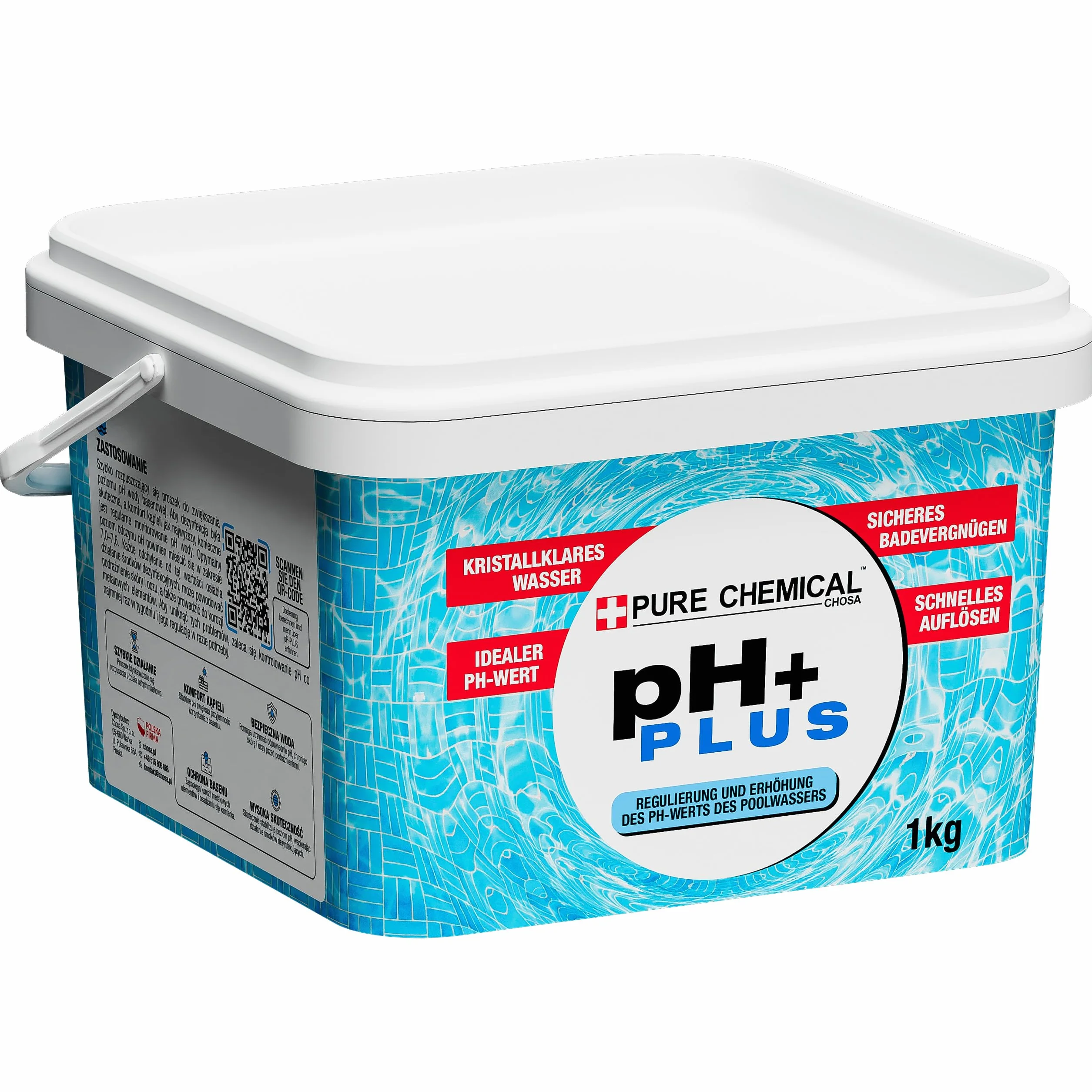 CHOSA Ph Plus do basenów 1 kg regulator pH