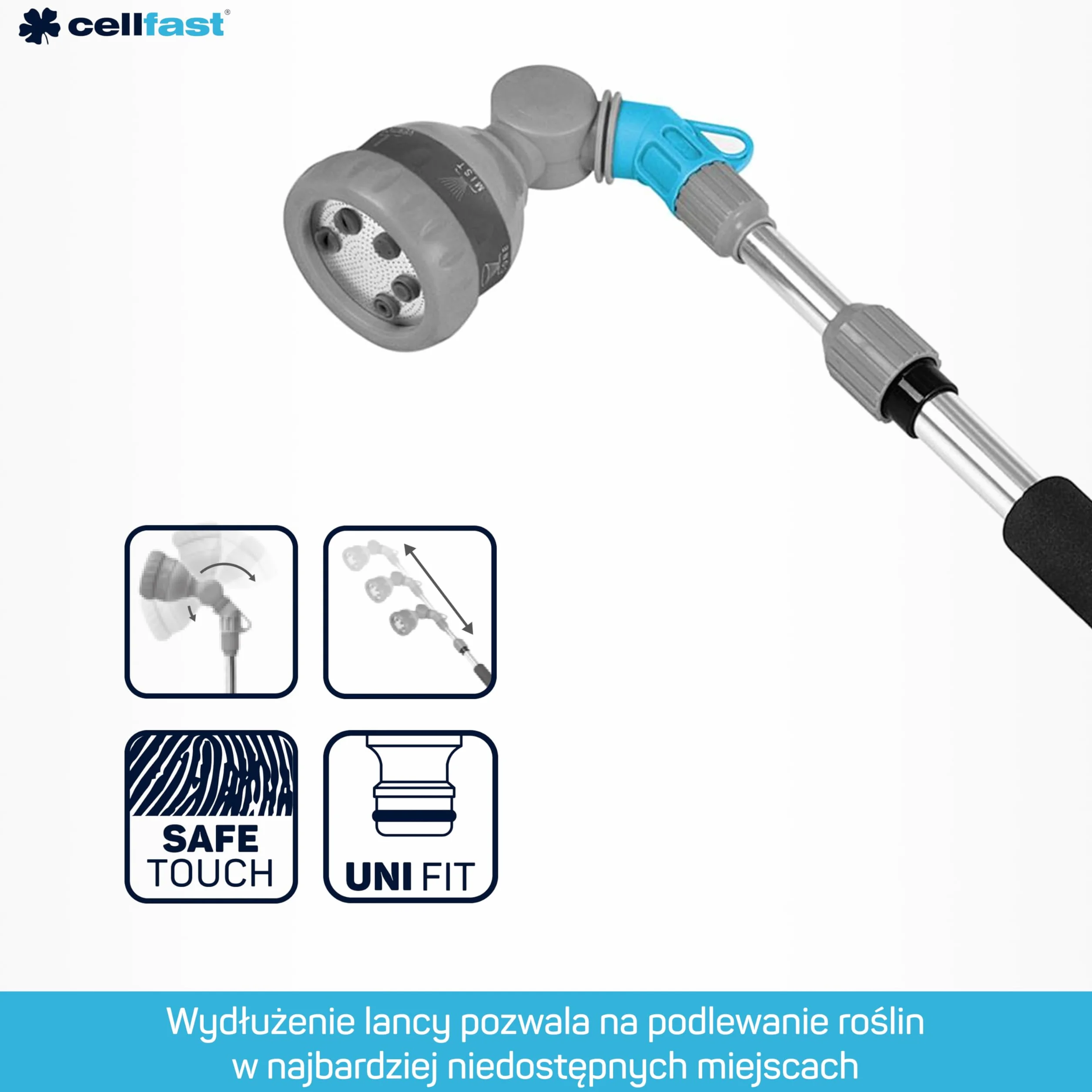 Cellfast Teleskopowa lanca do nawadniania