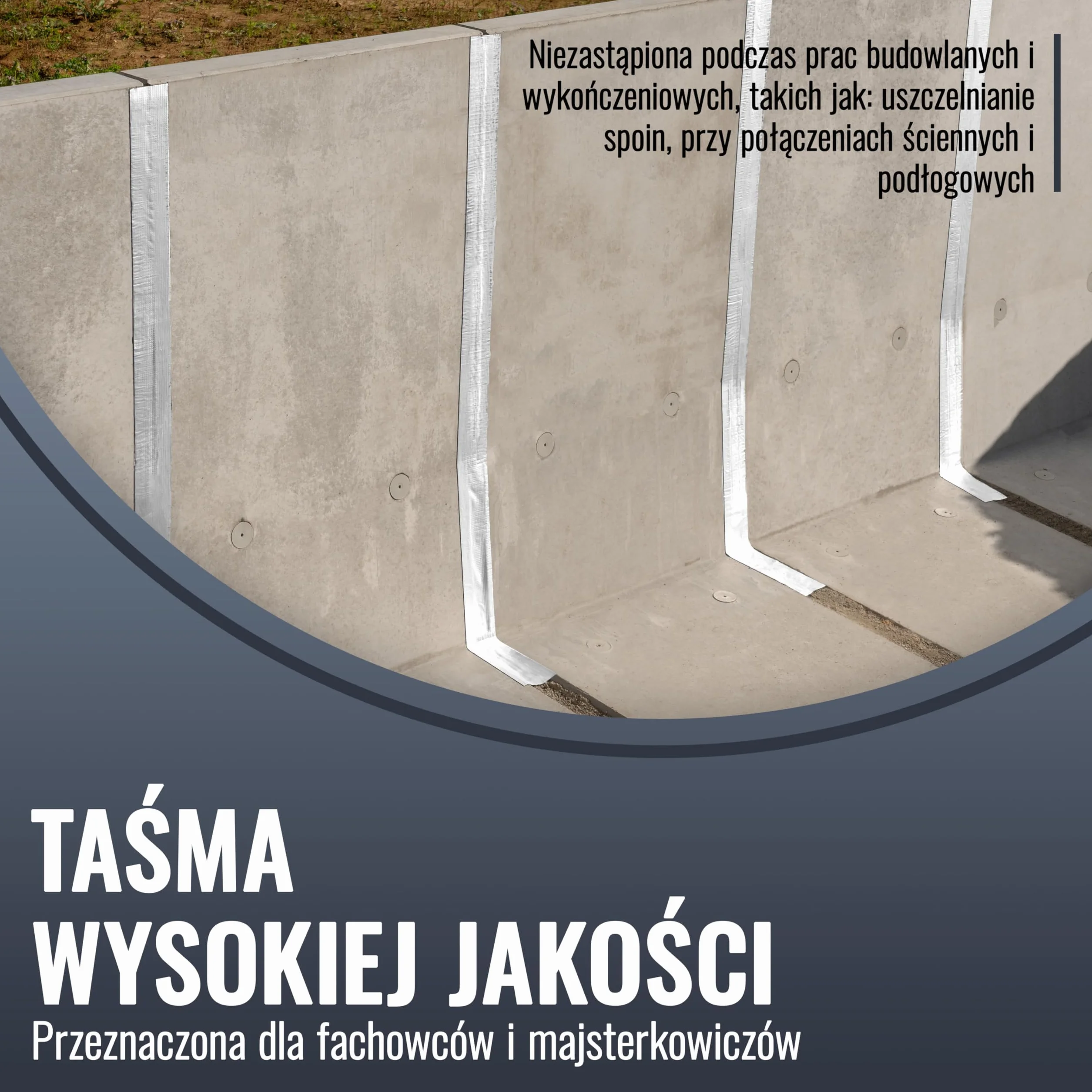 Poppstar butylowa taśma aluminiowa (10m x 100mm x 1,2mm), bardzo wodoszczelna naprawcza taśma klejąca do stosowania na zewnątrz