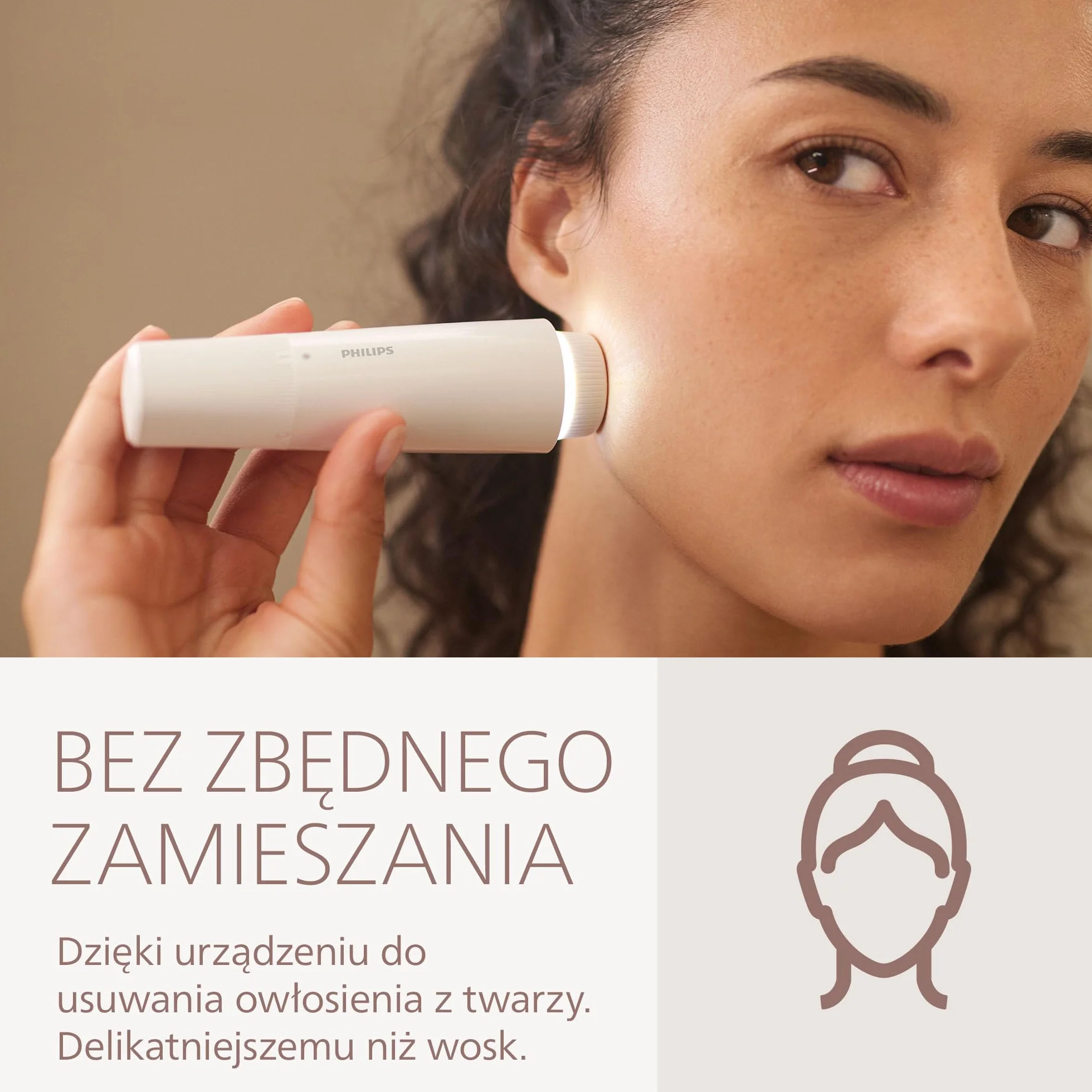 Philips Golarka damska serii 8000 – bezprzewodowa golarka elektryczna do golenia na mokro i na sucho, elastyczna głowica goląca, do twarzy, nóg, ciała i okolic bikini, model BRL159/00