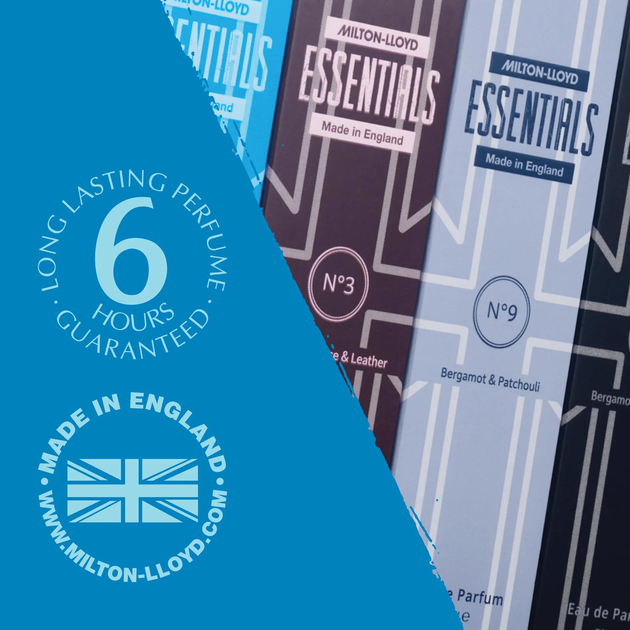 Milton-Lloyd Essential Men's Perfume, 4 x 50 ml, Long-Lasting Luxury Perfume for Men by Milton-Lloyd