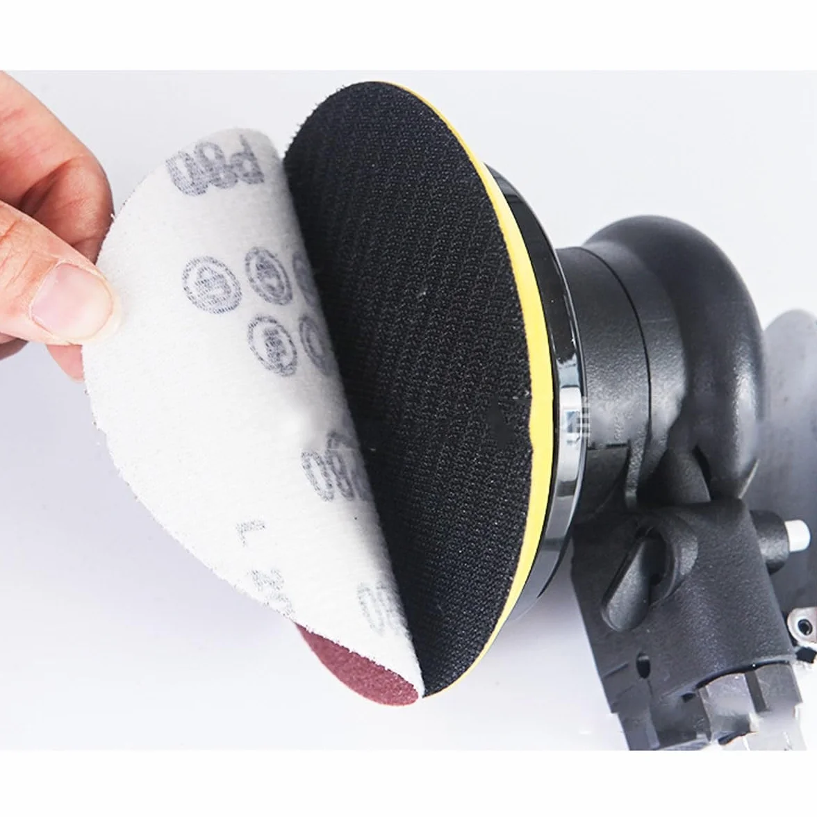 Tarcze szlifierskie 4" 5" z haczykiem i pętelką - 100 szt. papieru ściernego z tlenku glinu (ziarno 40-2000) do szlifierki mimośrodowej(220grit 4")