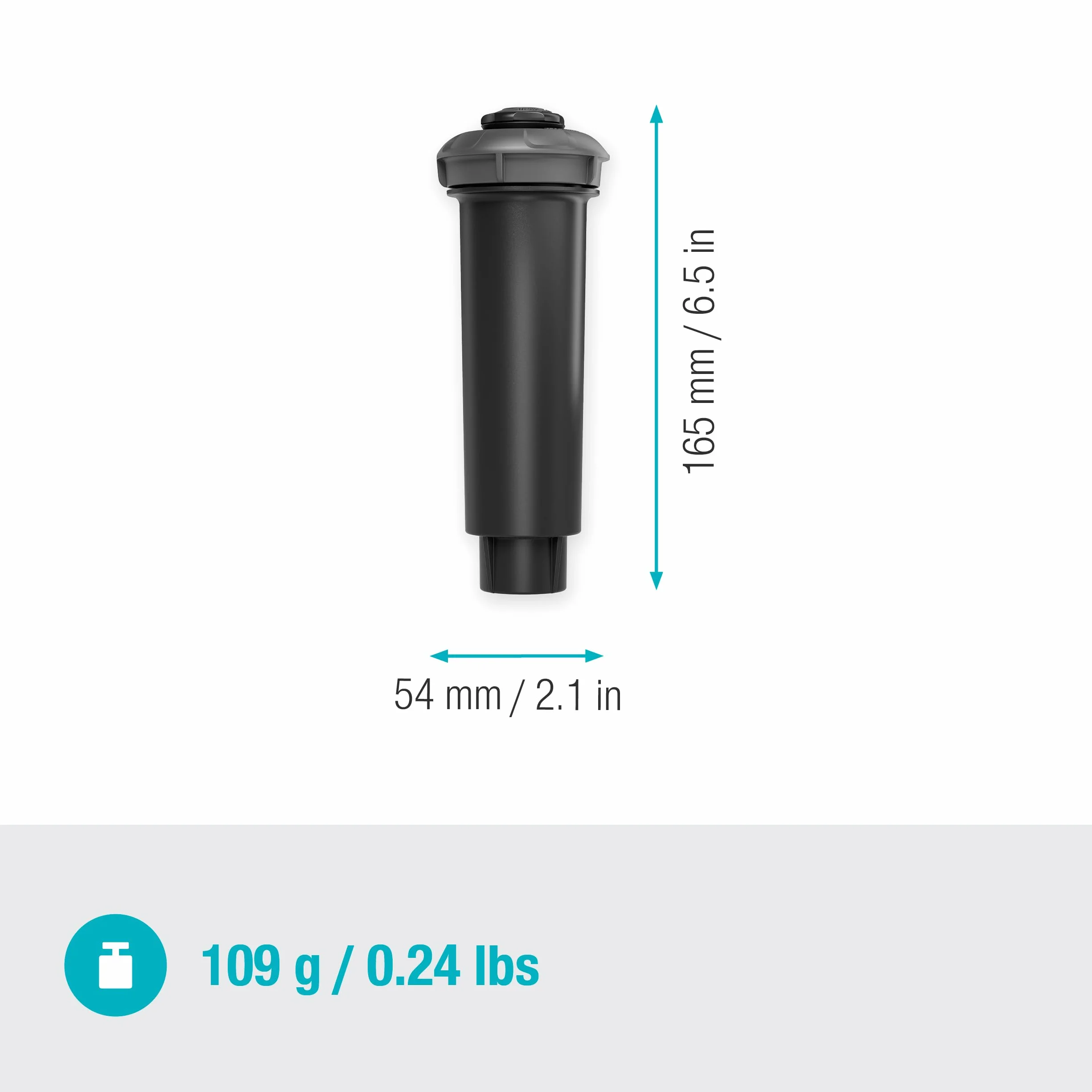 Gardena system tryskaczowy wpuszczana deszczownica MD40 do 40 m² zasięg 2,5-3,5 m gwint 3/4 cala