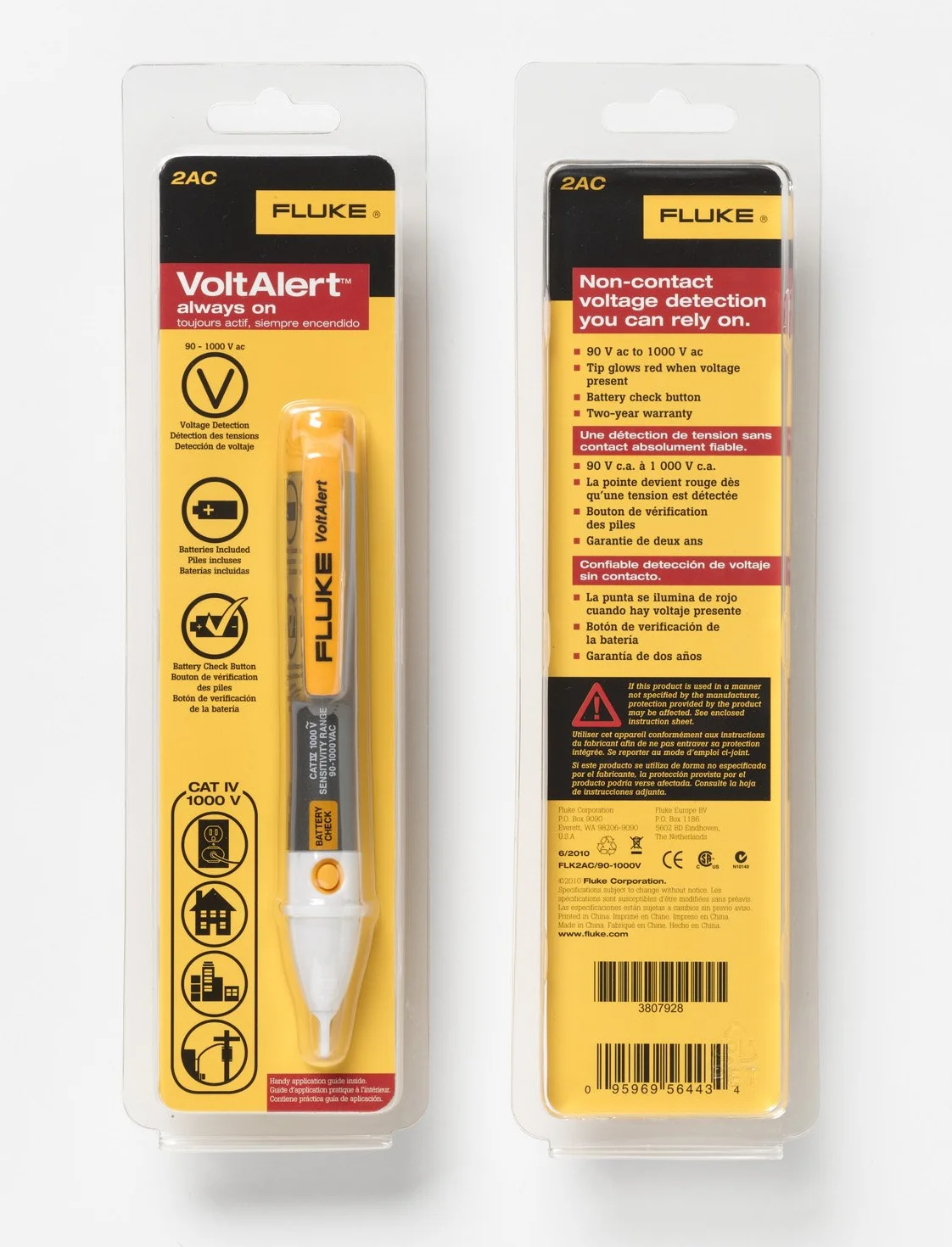Fluke Industrial FLK2AC/90-1000V ACV detektor