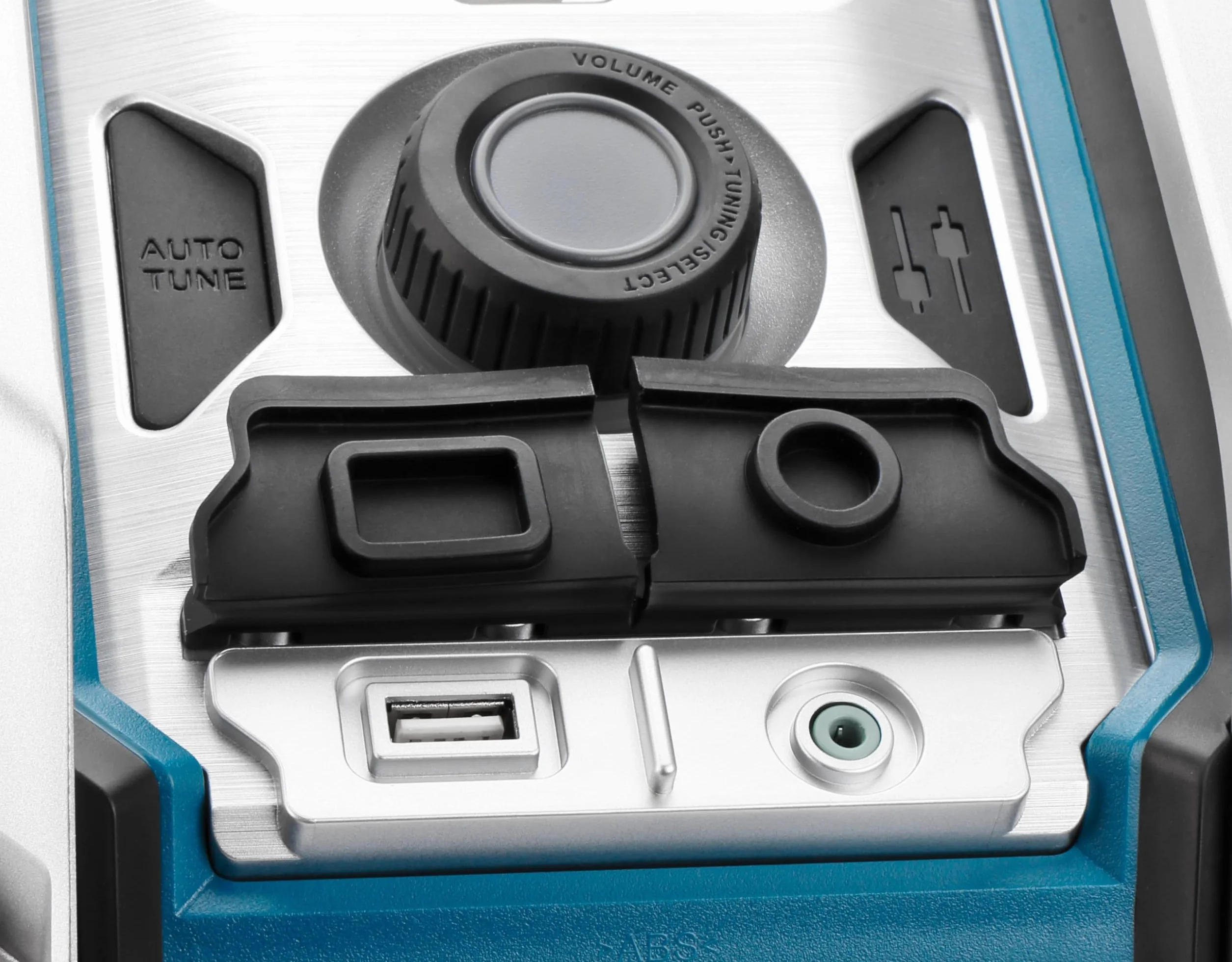 Makita MR007GZ akumulatorowe radio budowlane 18 V-40 V maks. (bez akumulatora, bez ładowarki), petrol