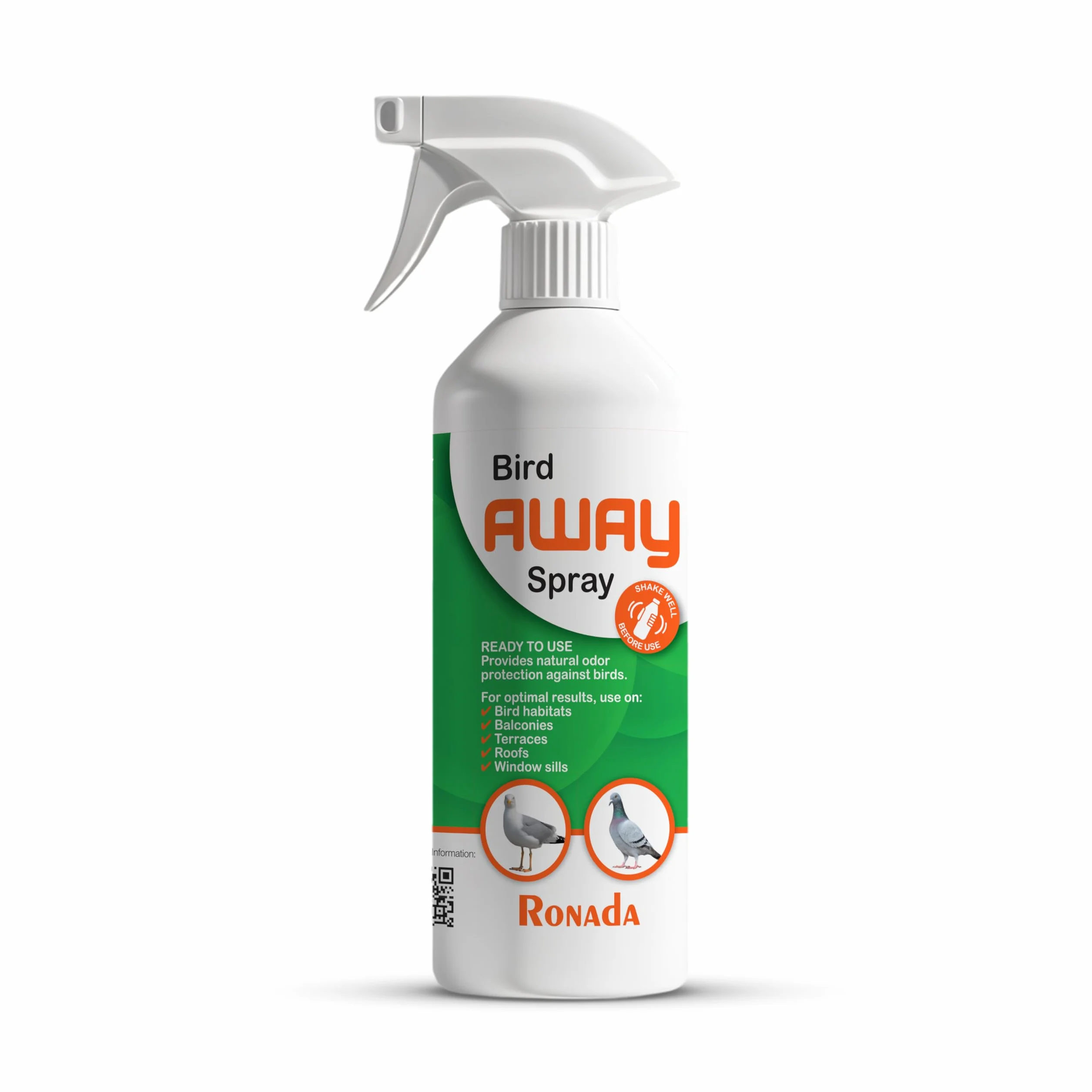 Środek odstraszający ptaki 500 ml do instalacji solarnych balkonów dachów