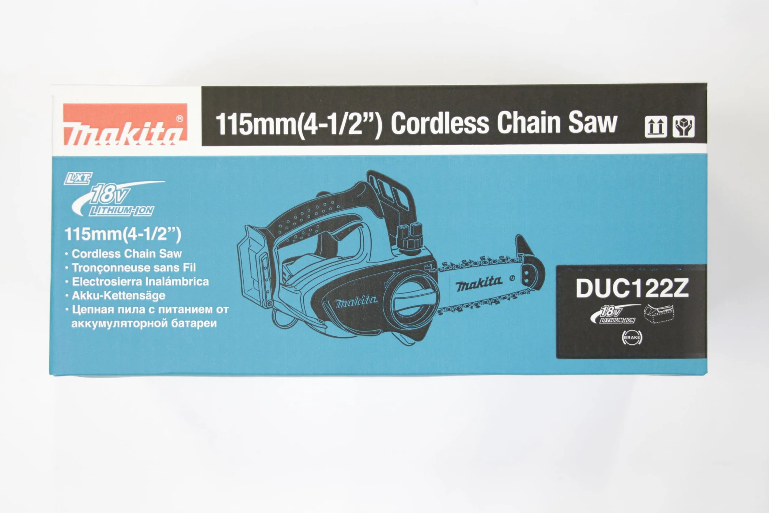 Makita Duc122Z Piła Łańcuchowa, Czarny/Niebieski, 42,2 x 19,5 x 21,5 cm; 2,6 kg