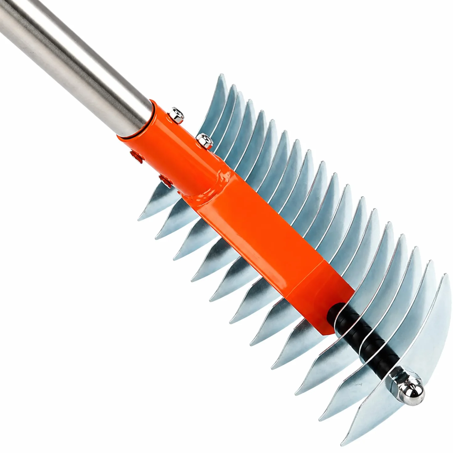 RESSER Aerator Wertykulator Ręczny do Trawy z Kolcami Wahadłowy Trzonek
