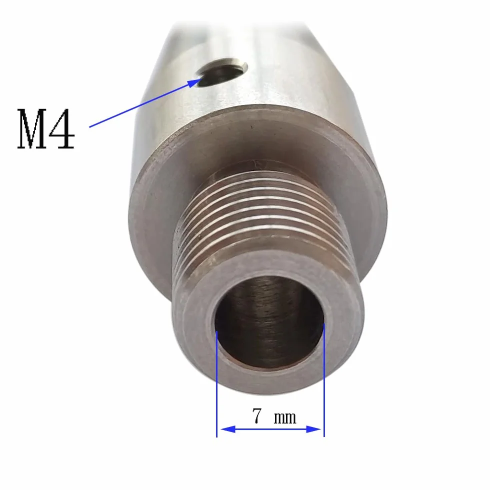 Adapter tłumika ze stali nierdzewnej 1/2 20 UNF do luf Crosman 11 mm