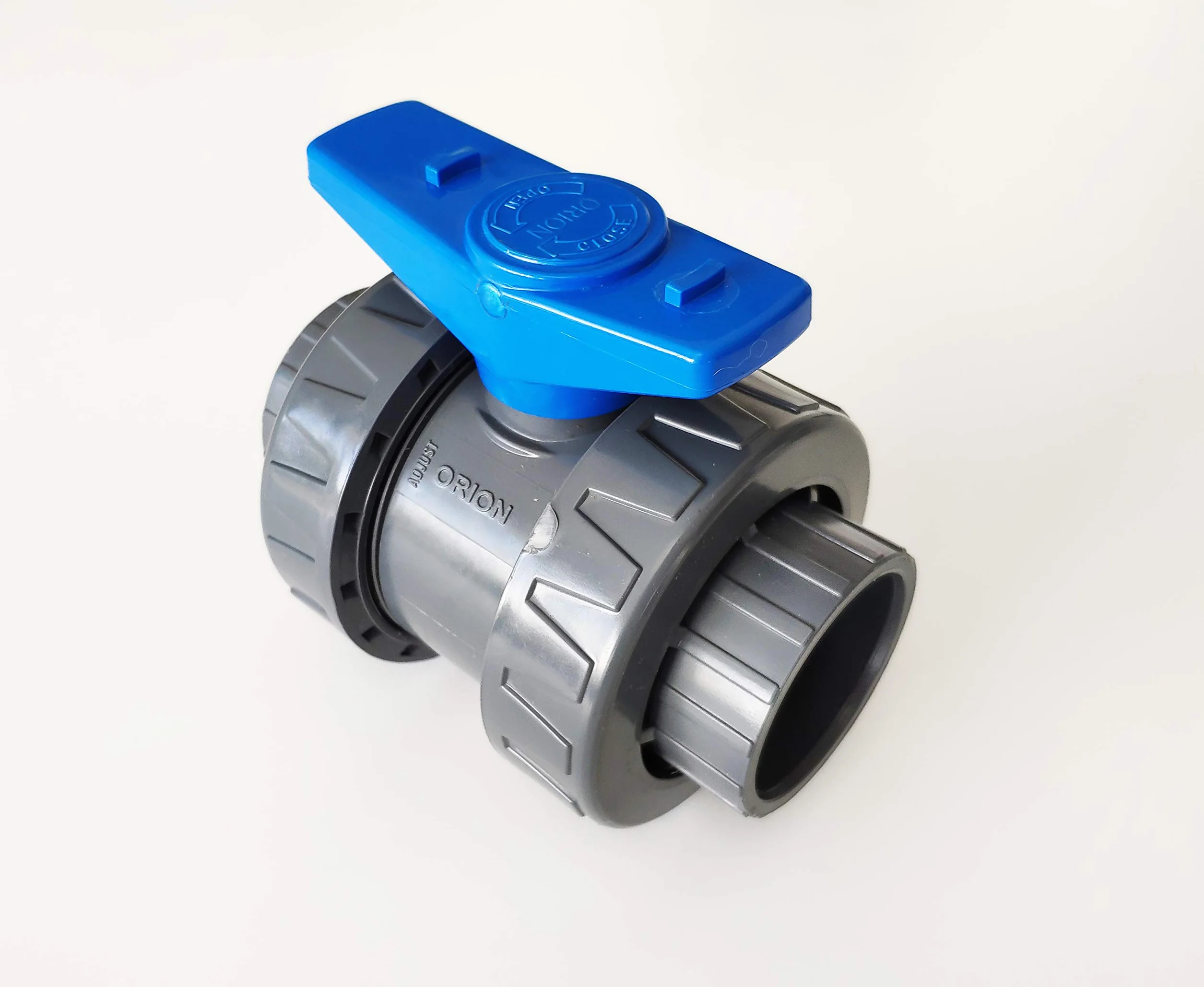 Zawór model 2020 Interplast 50 mm klej podwójny union zdejmowany 5 cm/50 mm PN16 PVC ciśnienie basenu