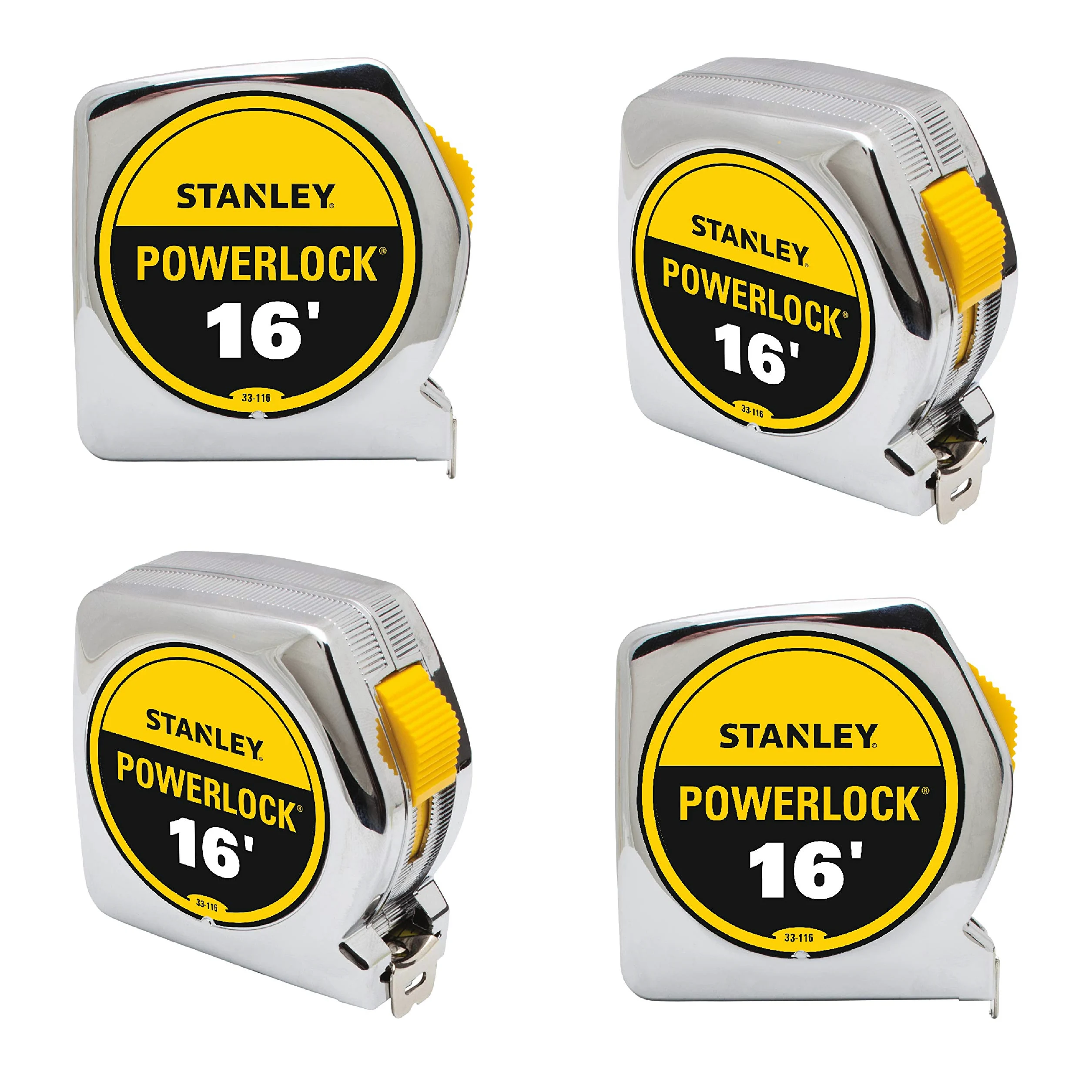 Stanley Tools 33-116 16ft. Powerlock Tape Rule (4-Pack)