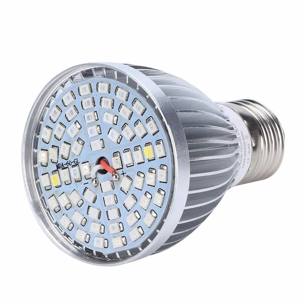Żarówka LED do Uprawy Roślin 60W 60 LED Full Spectrum E27