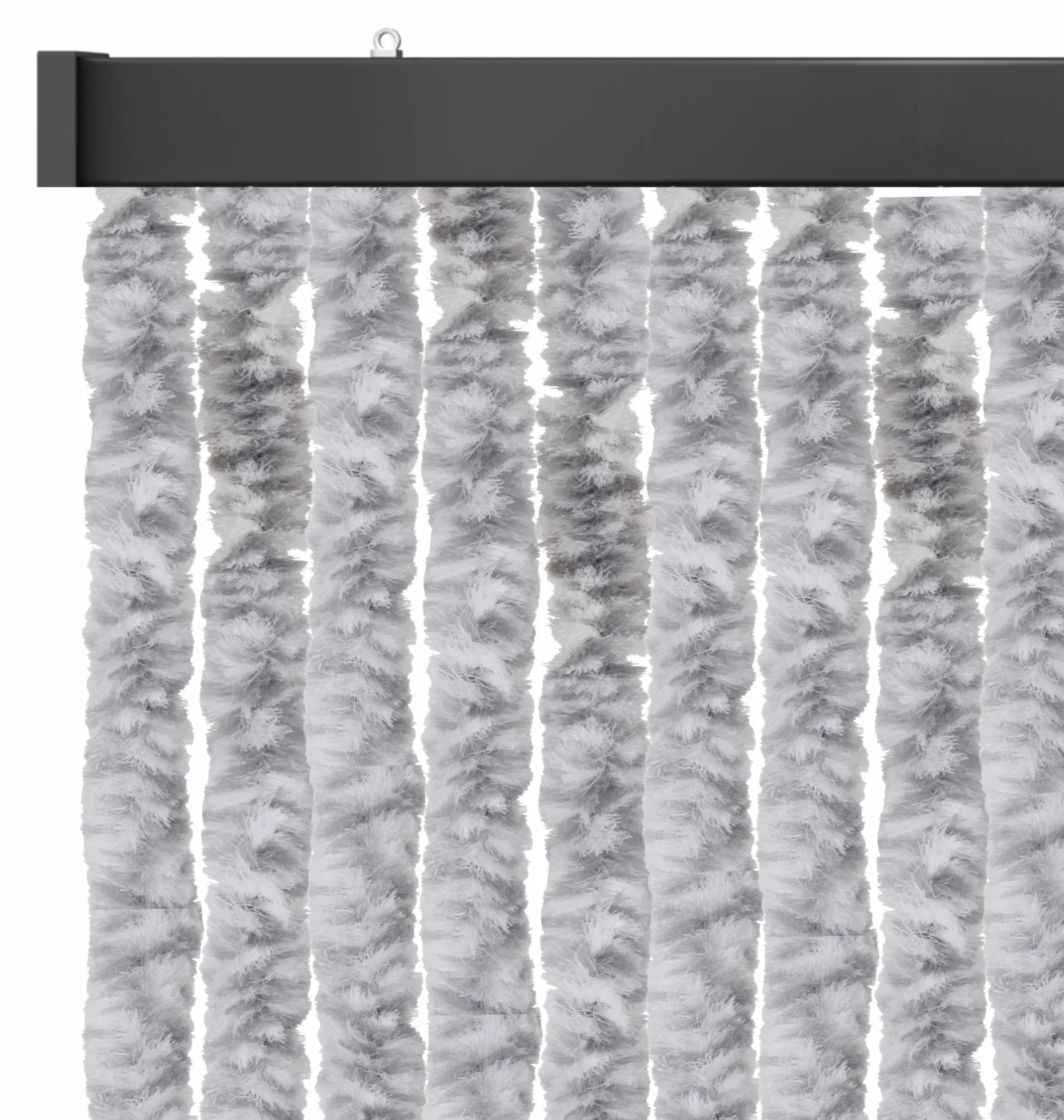Arsvita Zasłona flauszowa 90 x 220 cm melanżowy beżowy brązowy na drzwi balkonowe tarasowe