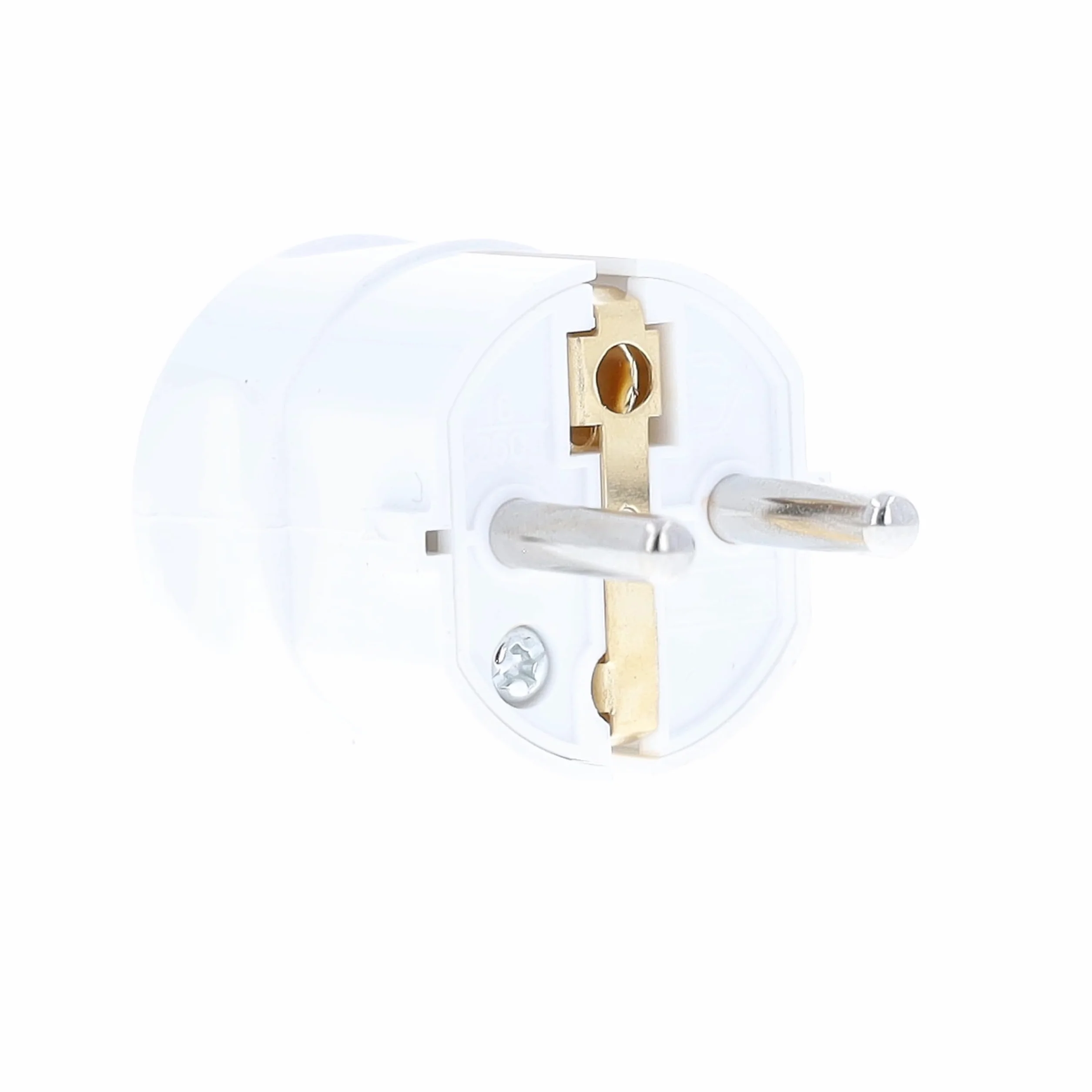 as - Schwabe 45031 Schutzkontakt-Zentralstecker, weiß, 230 V