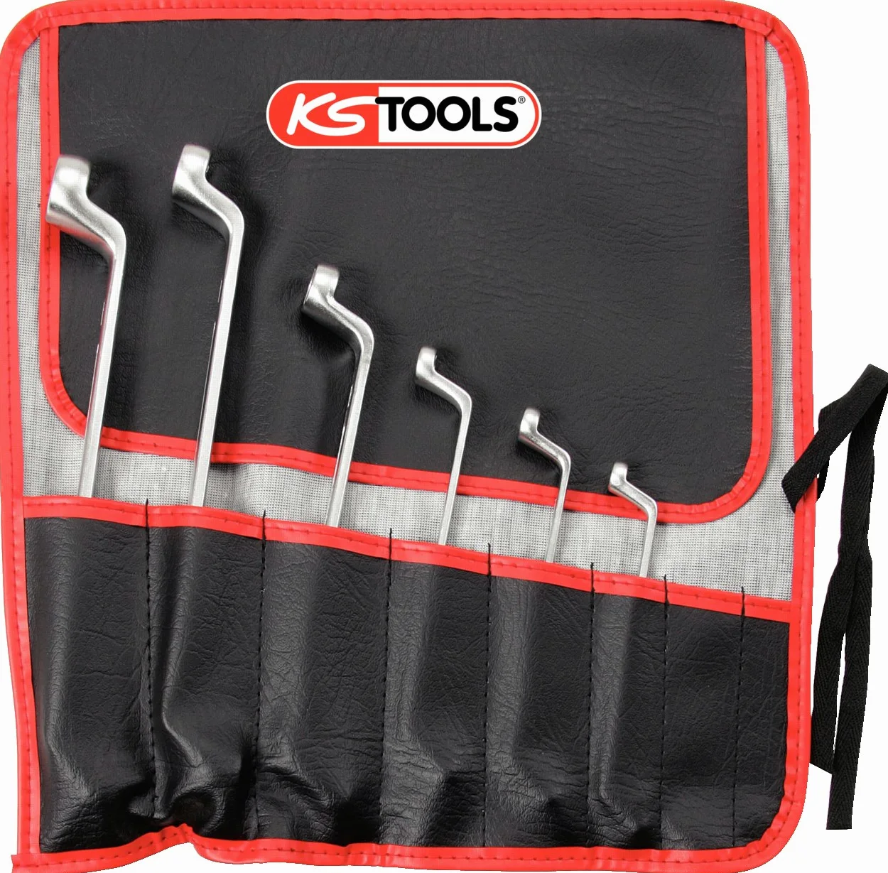 KS Tools 911.0360 Zest podw kluczy oczk d. profilu Torx-E, zagietych, 6-szt, E6xE8-E20xE24