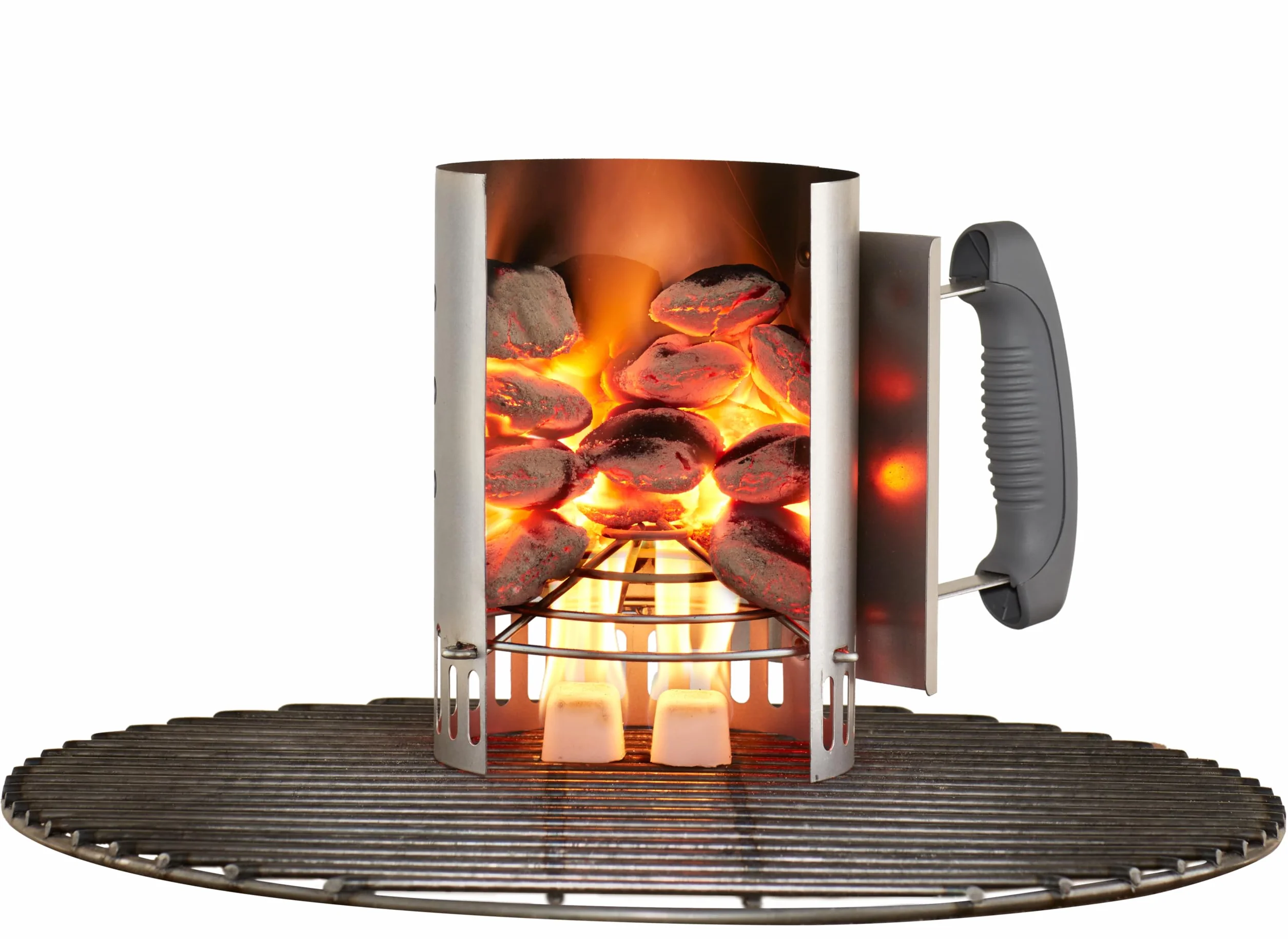 Weber Komin do Rozpalania Mały 20cm Kompaktowy z Dwoma Uchwytami do Grilli Węglowych Ø 47cm