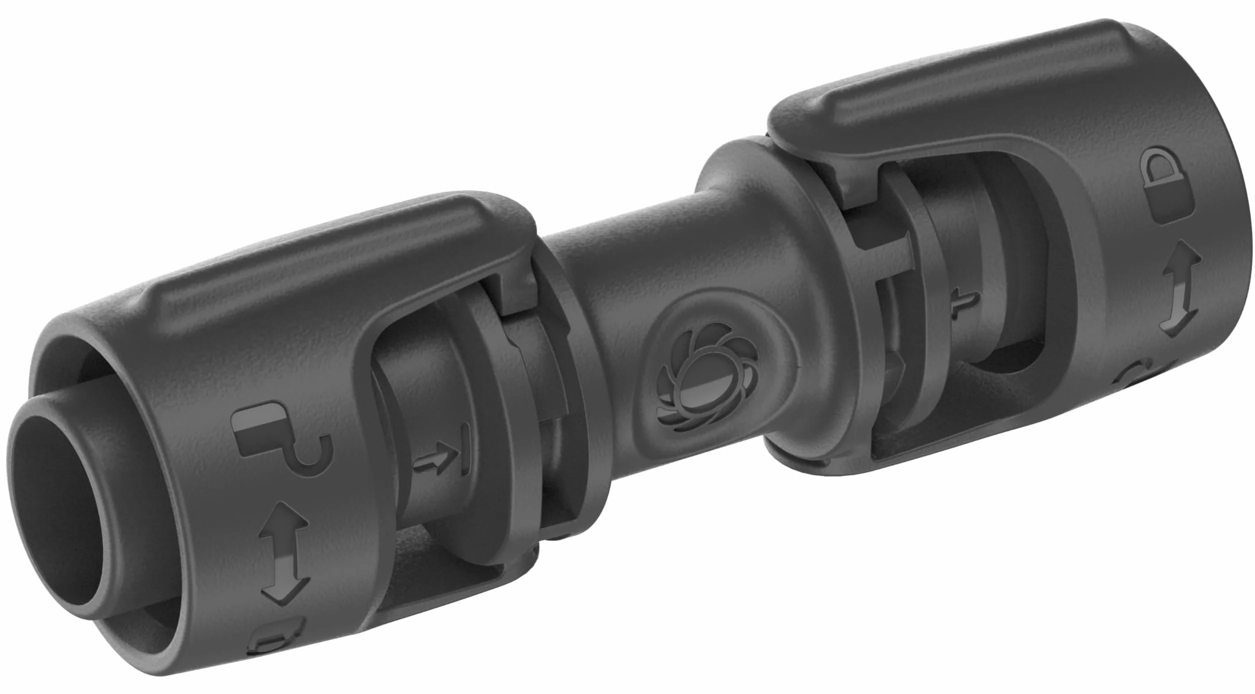 Gardena System Micro-Drip łącznik 13 mm (1/2 cala): Element połączeniowy do przedłużania rur instalacyjnych i rur kroplujących, 13 mm (1/2 cala), możliwość ponownego użycia (13203-20)