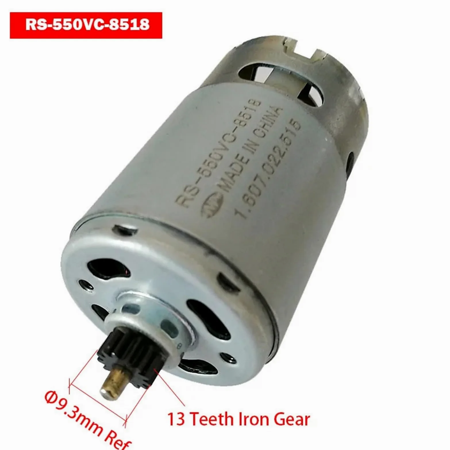 GSR10.8V-LI-2,13 zębów, RS-550VC-8518, silnik prądu stałego, bezprzewodowa wiertarka udarowa 3601H68100, śrubokręt (rozmiar: 10,8 V 13Teeth Motor)