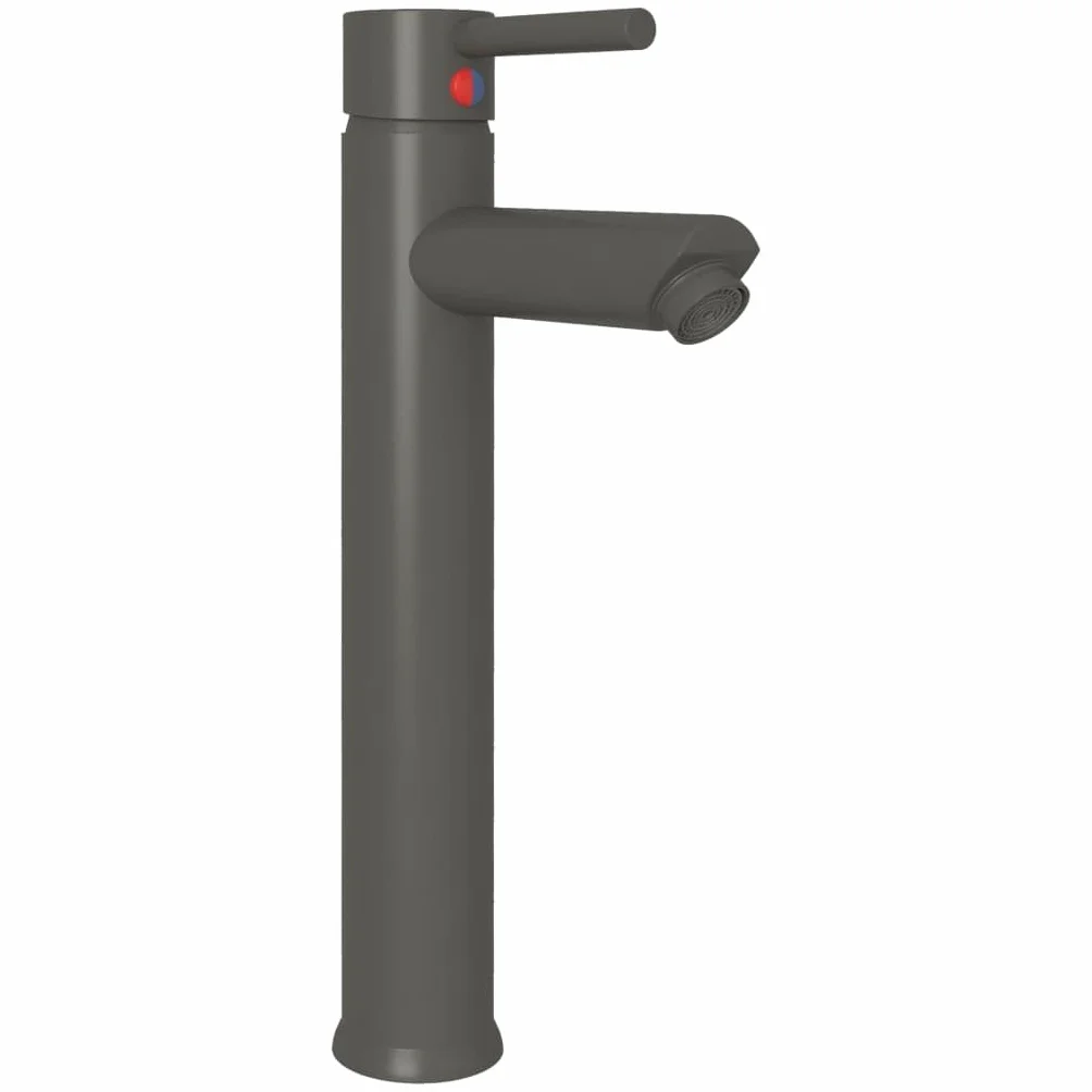 Umywalka ze szkła hartowanego z kranem i zestawem odpływowym push, okrągła umywalka nasadowa o średnicy 42 cm, bateria jednouchwytowa, zajmuje mało miejsca, łatwa w utrzymaniu, do łazienki
