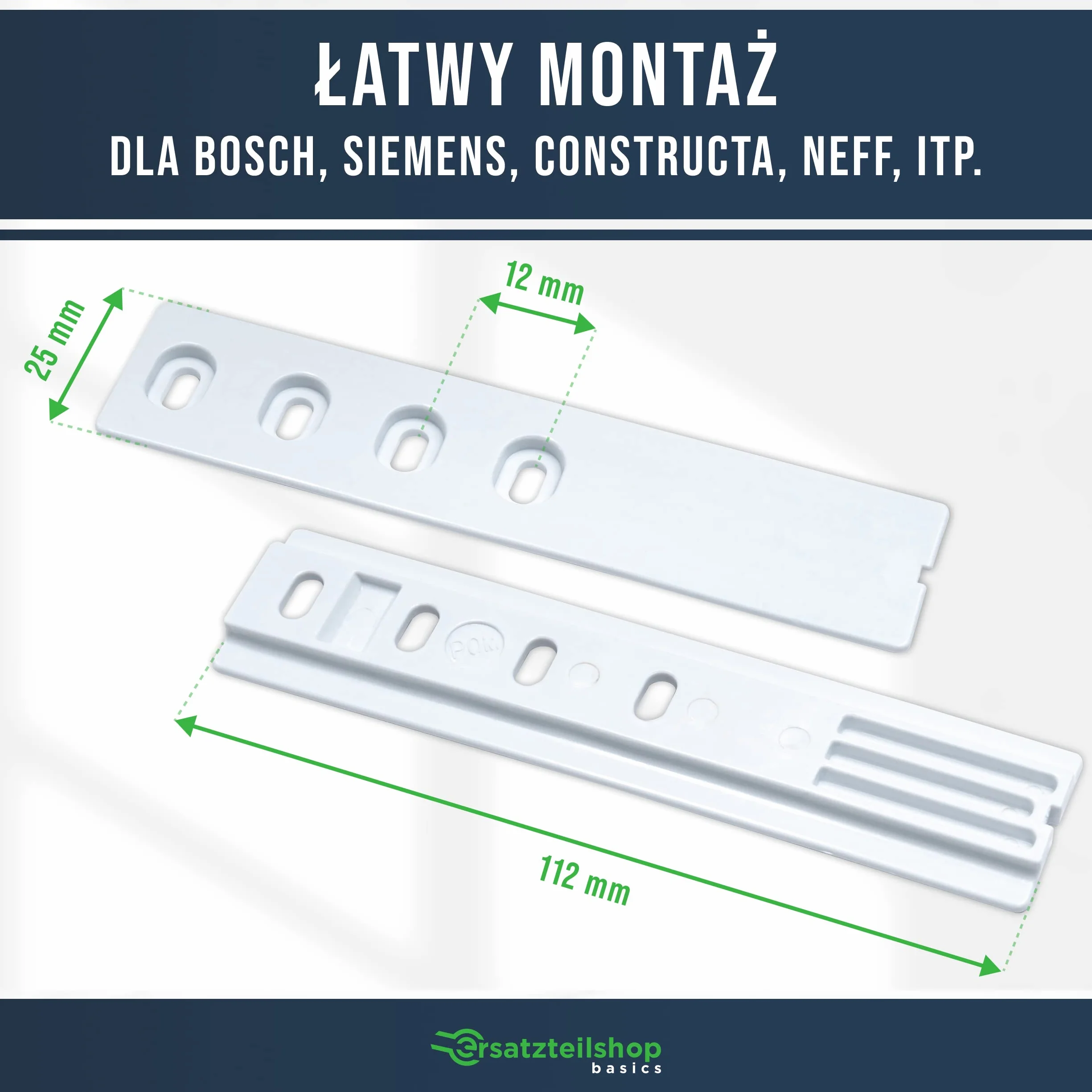 Uniwersalny zestaw zawiasów przesuwnych do montażu drzwi jak LIEBHERR 9086322 do drzwi przesuwnych mocowanie kompatybilne z Liebherr Miele