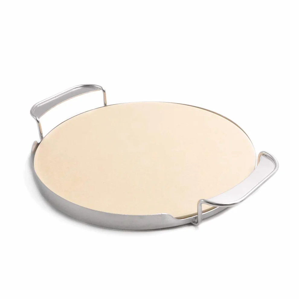 Onlyfire Kamień do pizzy 33,52 cm z uchwytem do pieca, grilla, kamado Weber Gourmet BBQ