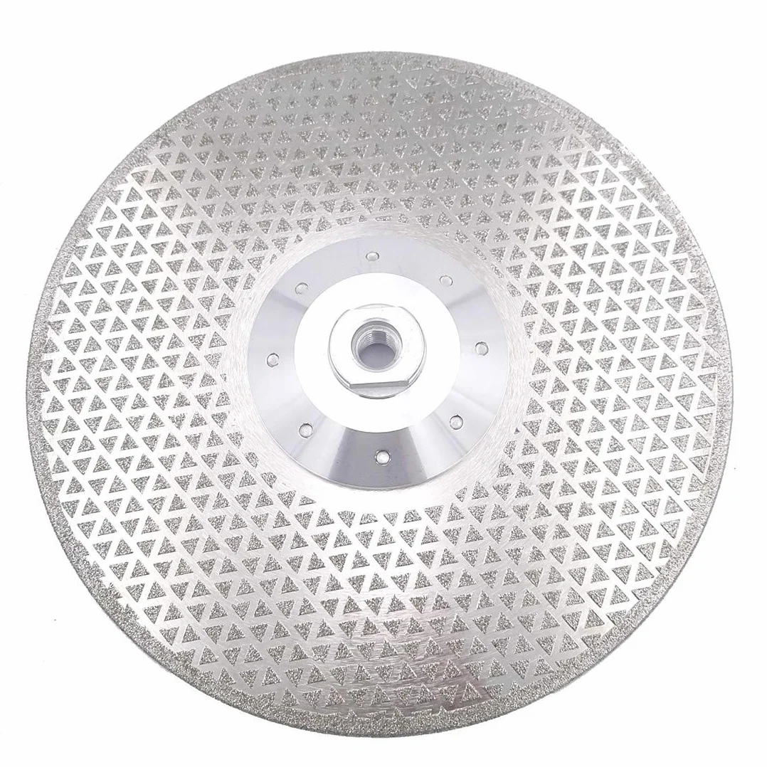 DT-DIATOOL Tarcze do cięcia i szlifowania diamentowego 9 cali / 230 mm x M14 dwustronna powlekana galwanicznie do płytek granitowych kamień marmurowy