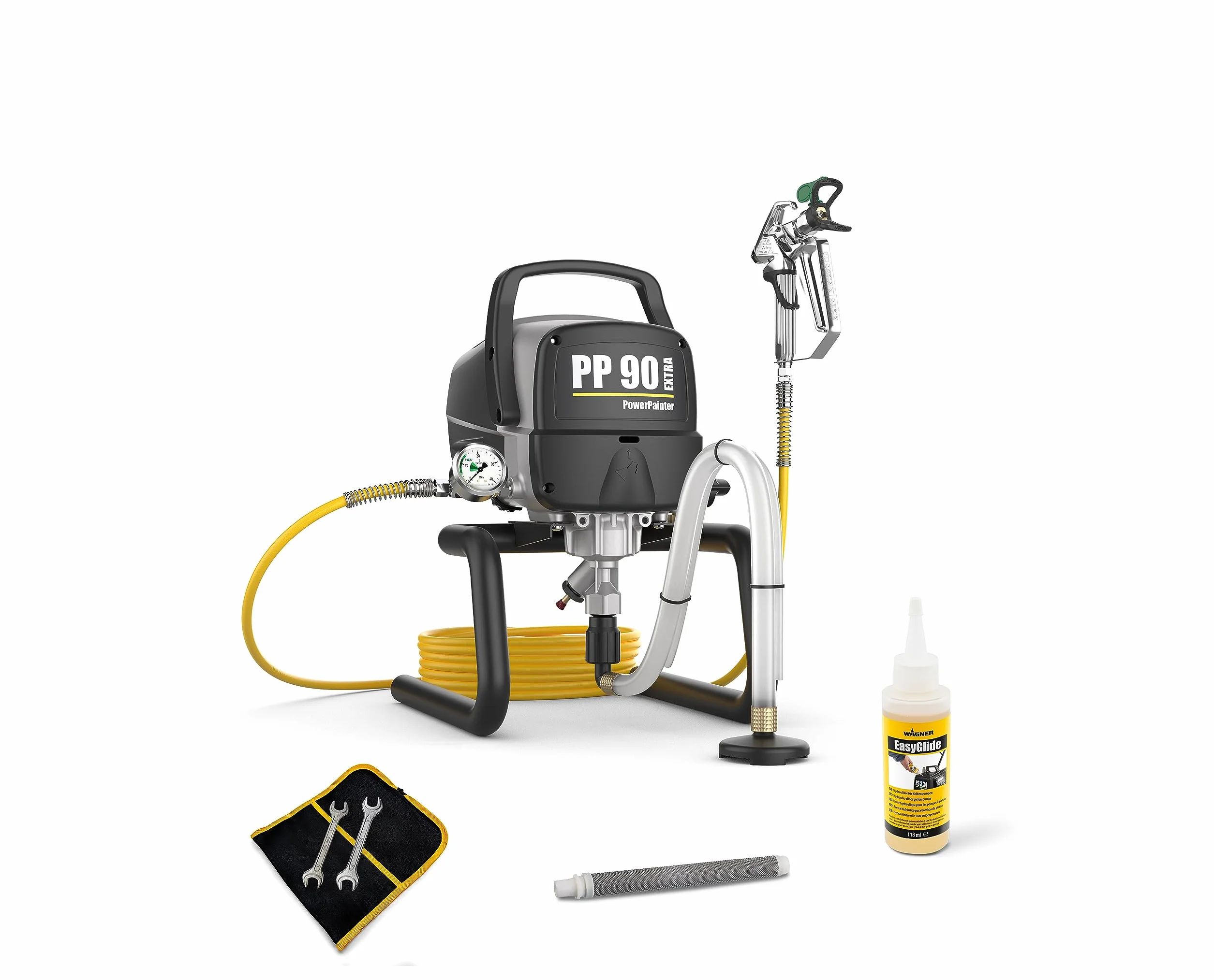 Wagner Power Painter 90 Extra Skid System Natryskowy do Farb, Czarny
