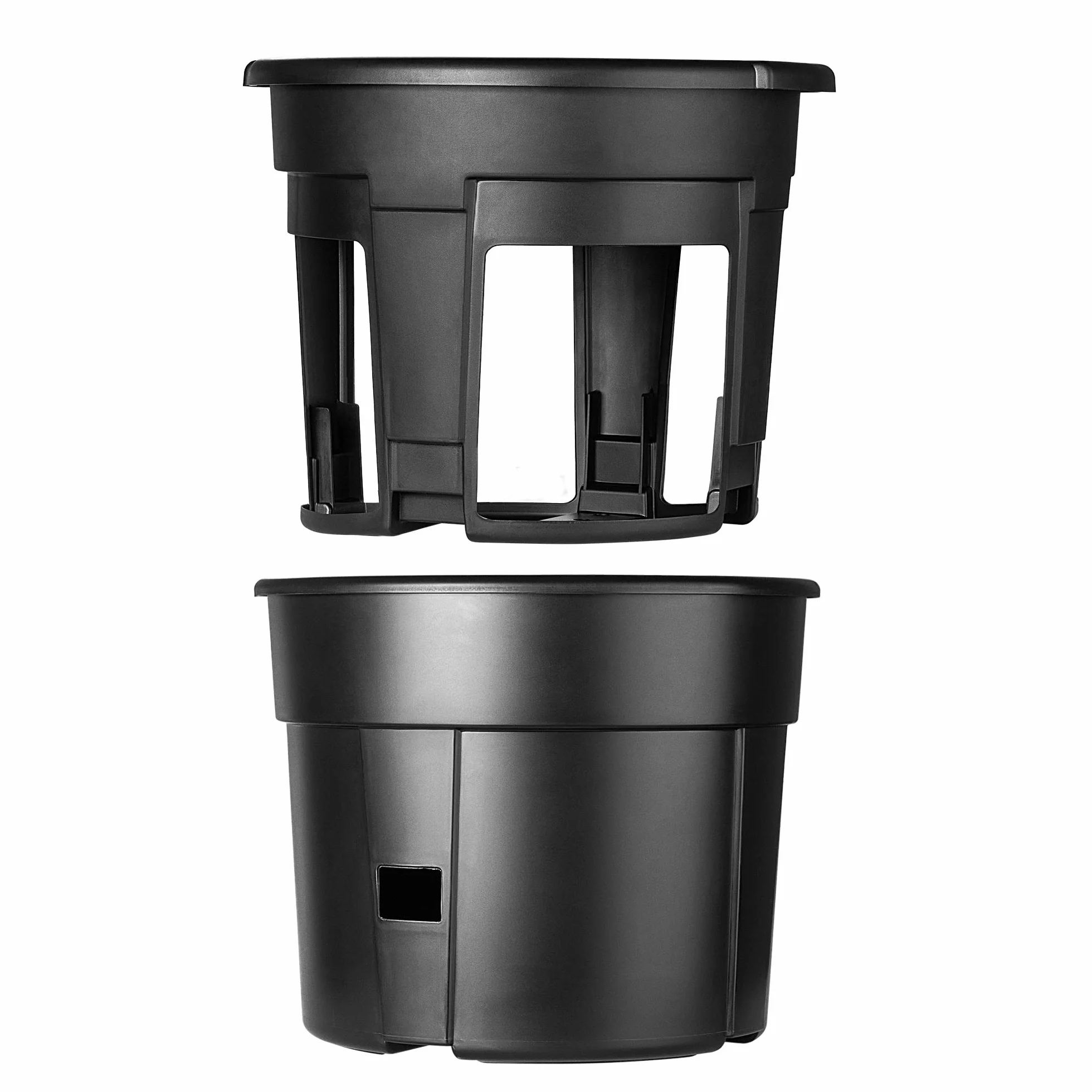 KADAX Doniczka do uprawy ziemniaków 40 cm antracytowa plastikowa odporna na warunki atmosferyczne