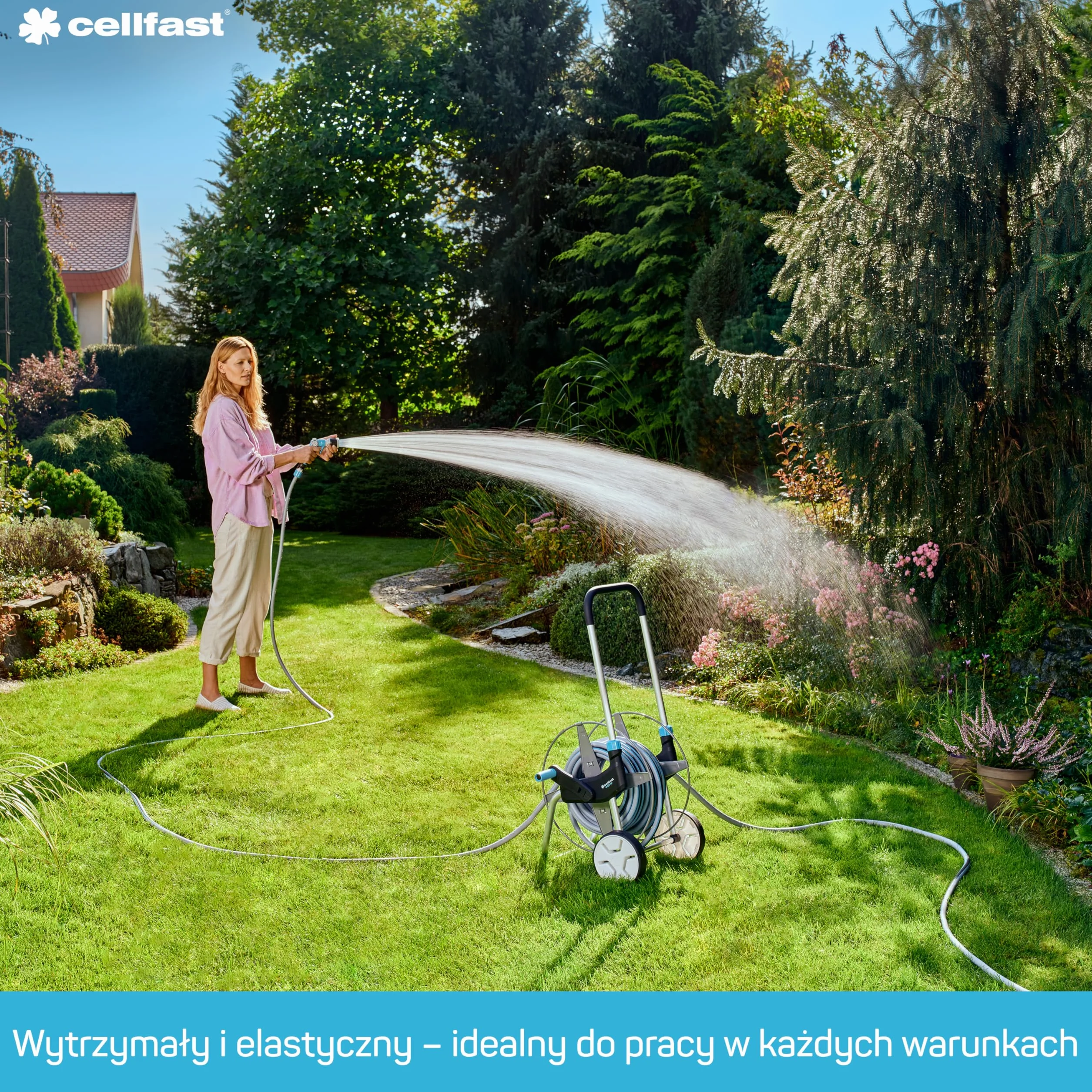 Cellfast Wąż Ogrodowy Smart Pro ATS 1/2" 50 m 4-Warstwowy