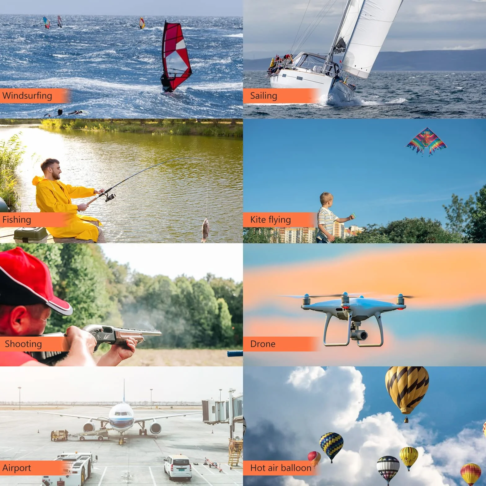 Wind Cup Anemometr na Zewnątrz XF-878 Miernik Prędkości Wiatr Pole Pomiaru 0.7~42m/s z MAX/MIN/AVG Tryb i Temperatura Test, Przenośny miernik wiatr dla Strzelania, Dron, Żeglarstwo, Windsurfing