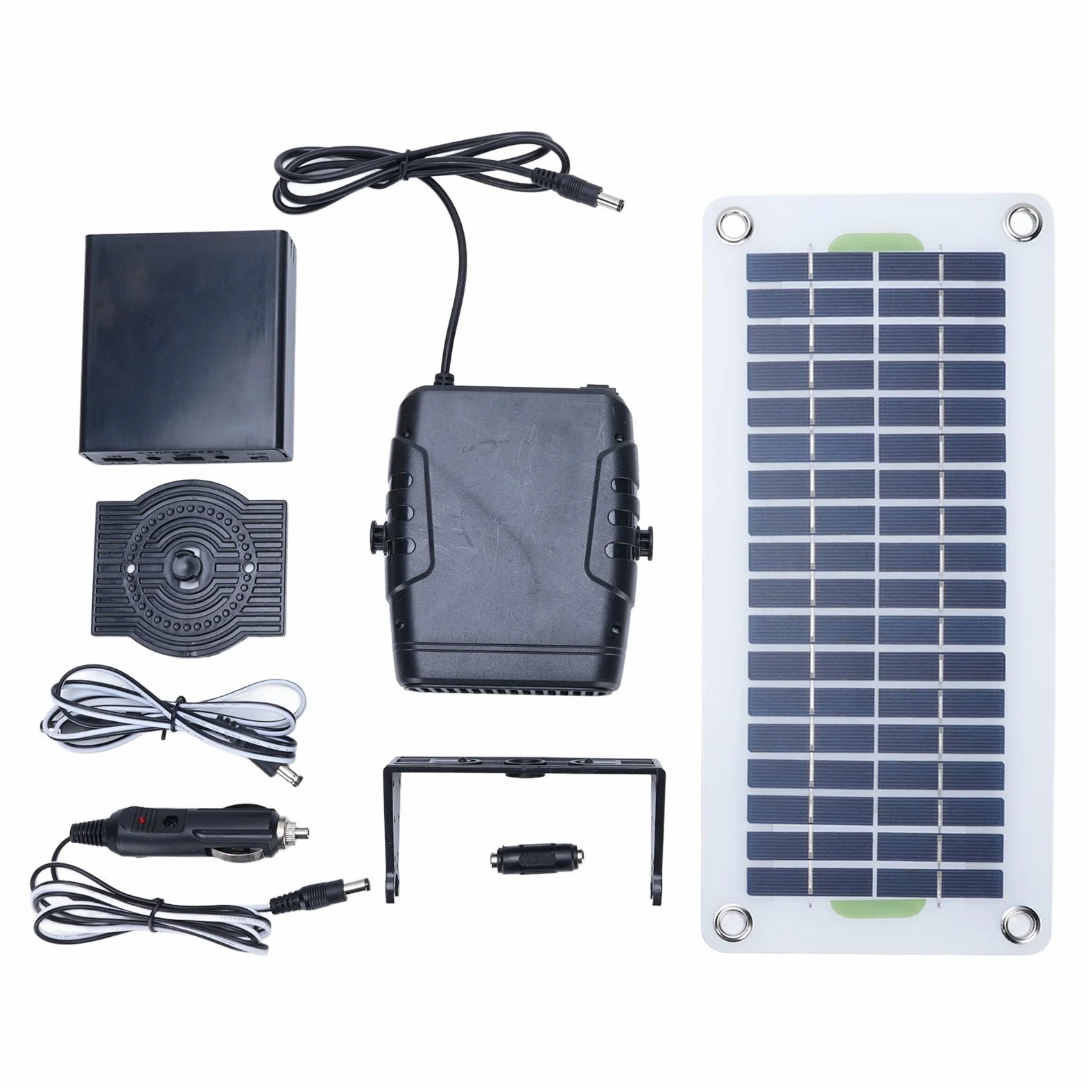Zunate Przenośny Panel Słoneczny 30 W Monokrystaliczny ABS