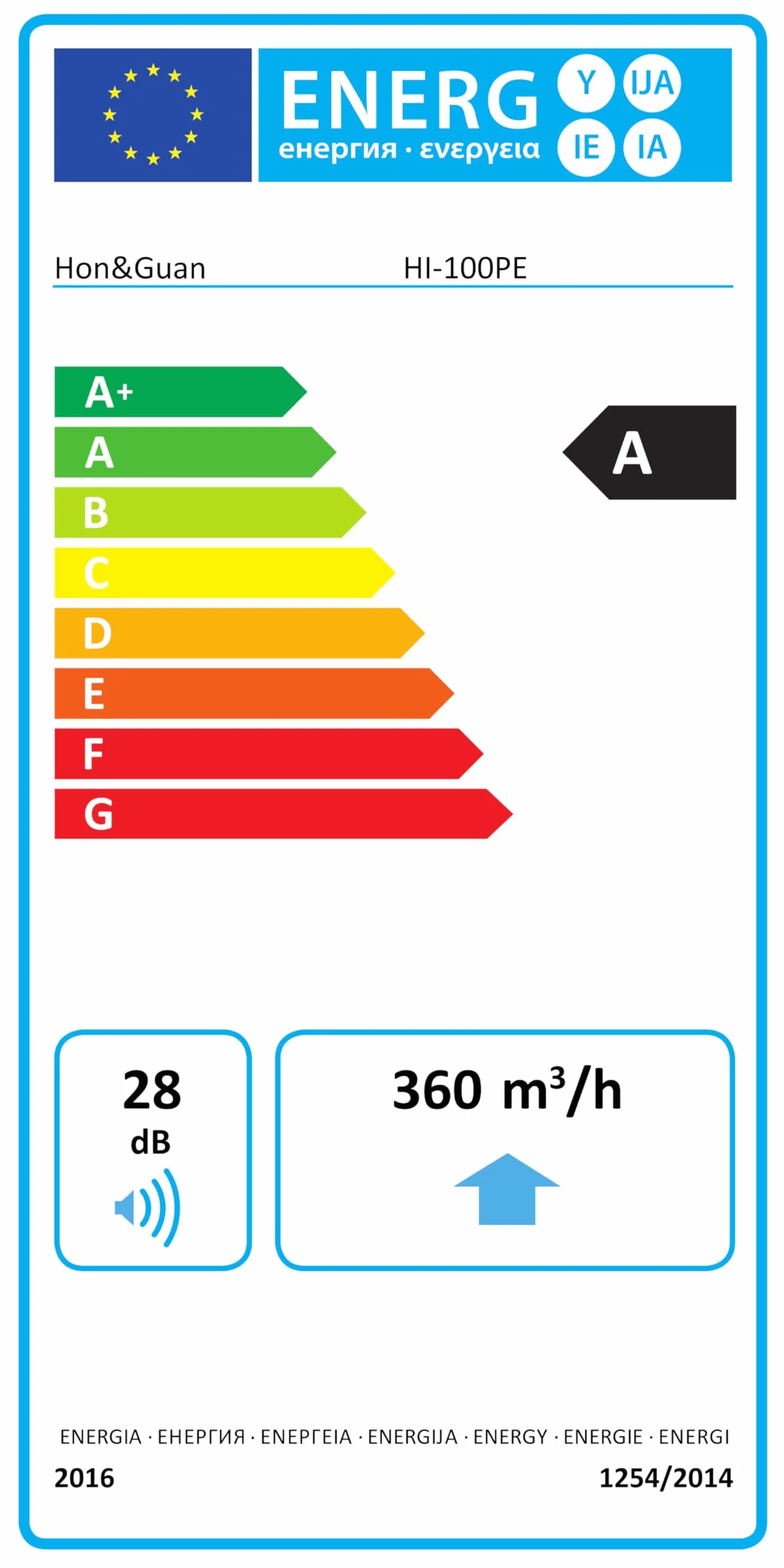 Hon&Guan Wentylator rurowy 100 mm 360 m³/h cichy silnik EC z inteligentnym regulatorem temperatury i wilgotności