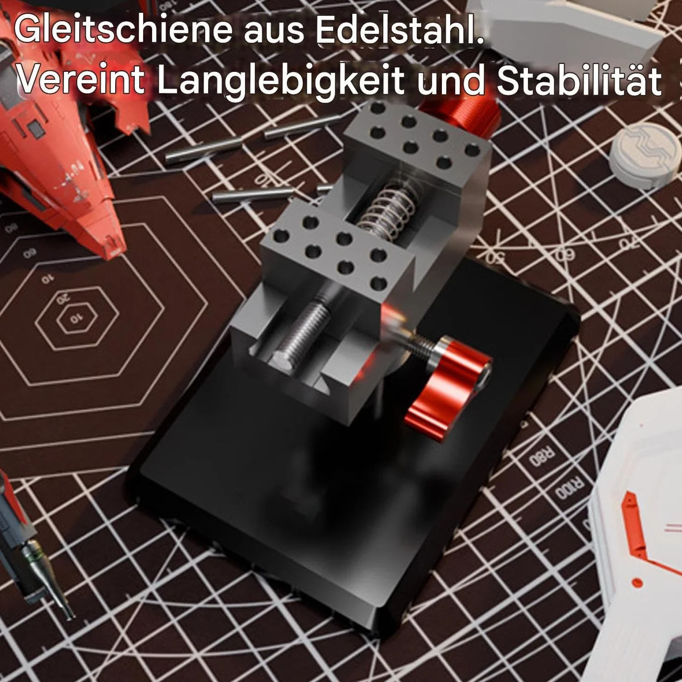 Mini Imadło Przenośne Narzędzie Do Modelarstwa | Małe Imadło Warsztatowe dla Twórców Biżuterii Entuzjastów Rzemiosła Hobbystów Serwisantów Artystów Profesjonalistów Domowy