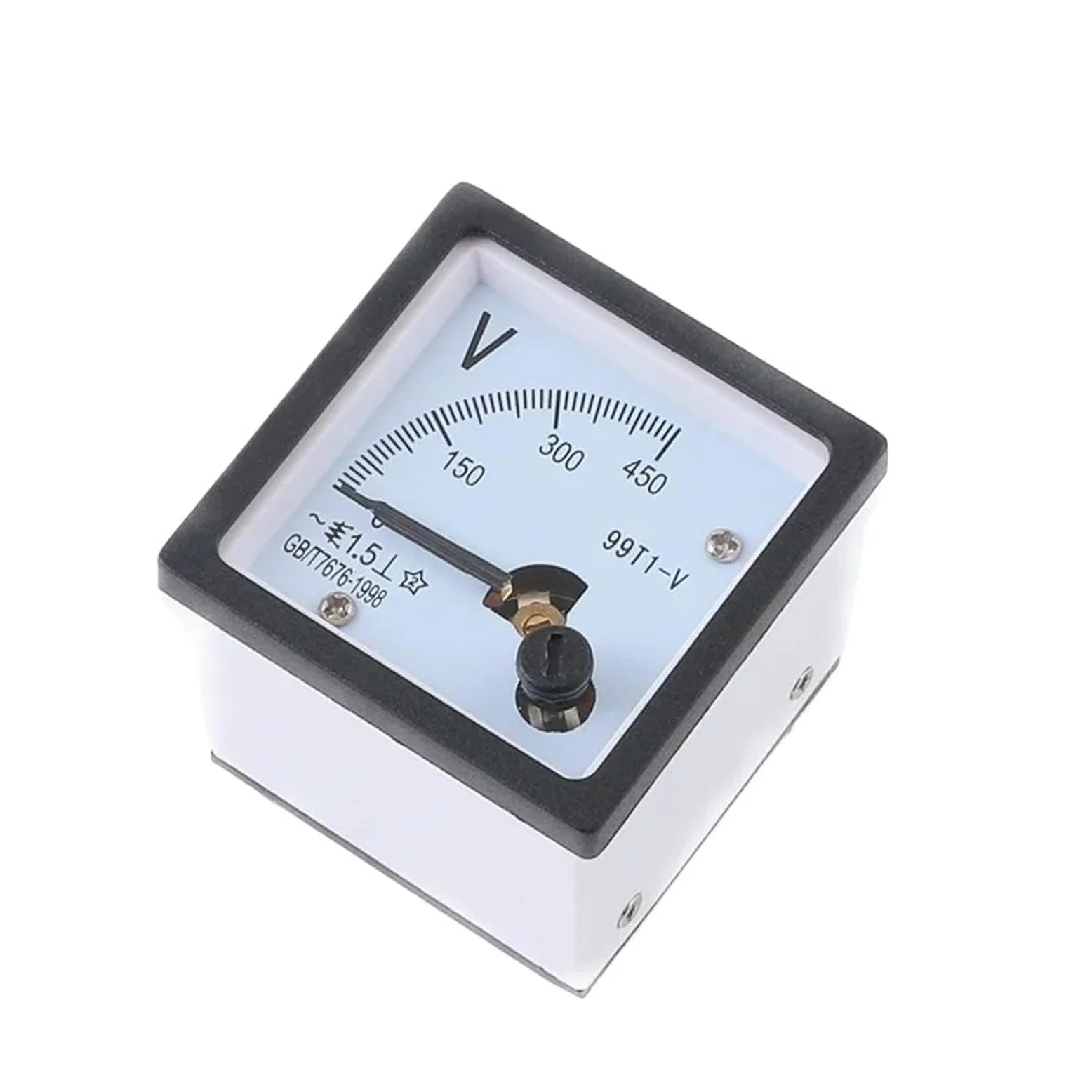 1 sztuka 99T1-V kwadratowy 48 x 48 mm 250 V/300V/450V/500V/600V/750V/1000 V, wskaźnik napięcia, woltomierz analogowy AC (1000V)