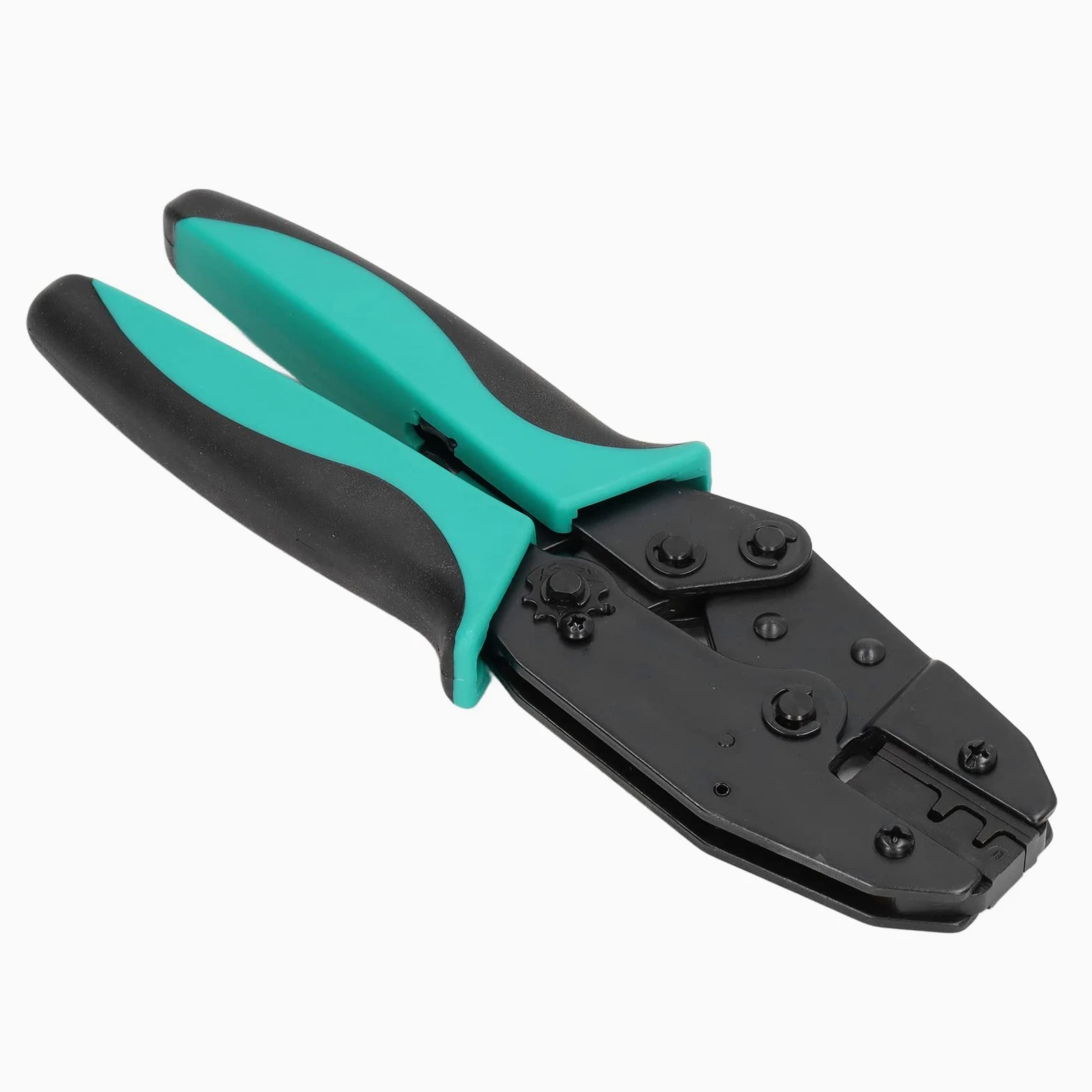 Narzędzie do zaciskania drutu ze stali stopowej AISI4140 z oszczędzającym siłę mechanizmem zapadkowym i ergonomiczną, antypoślizgową rękojeścią TPR - Szczypce do zaciskania