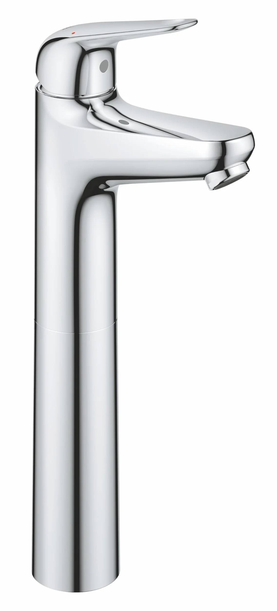 GROHE Swift 24331001 armatura umywalkowa (oszczędność wody, wysokość ~ 32 cm, w zestawie narzędzie montażowe, odpływ Push-Open), chrom