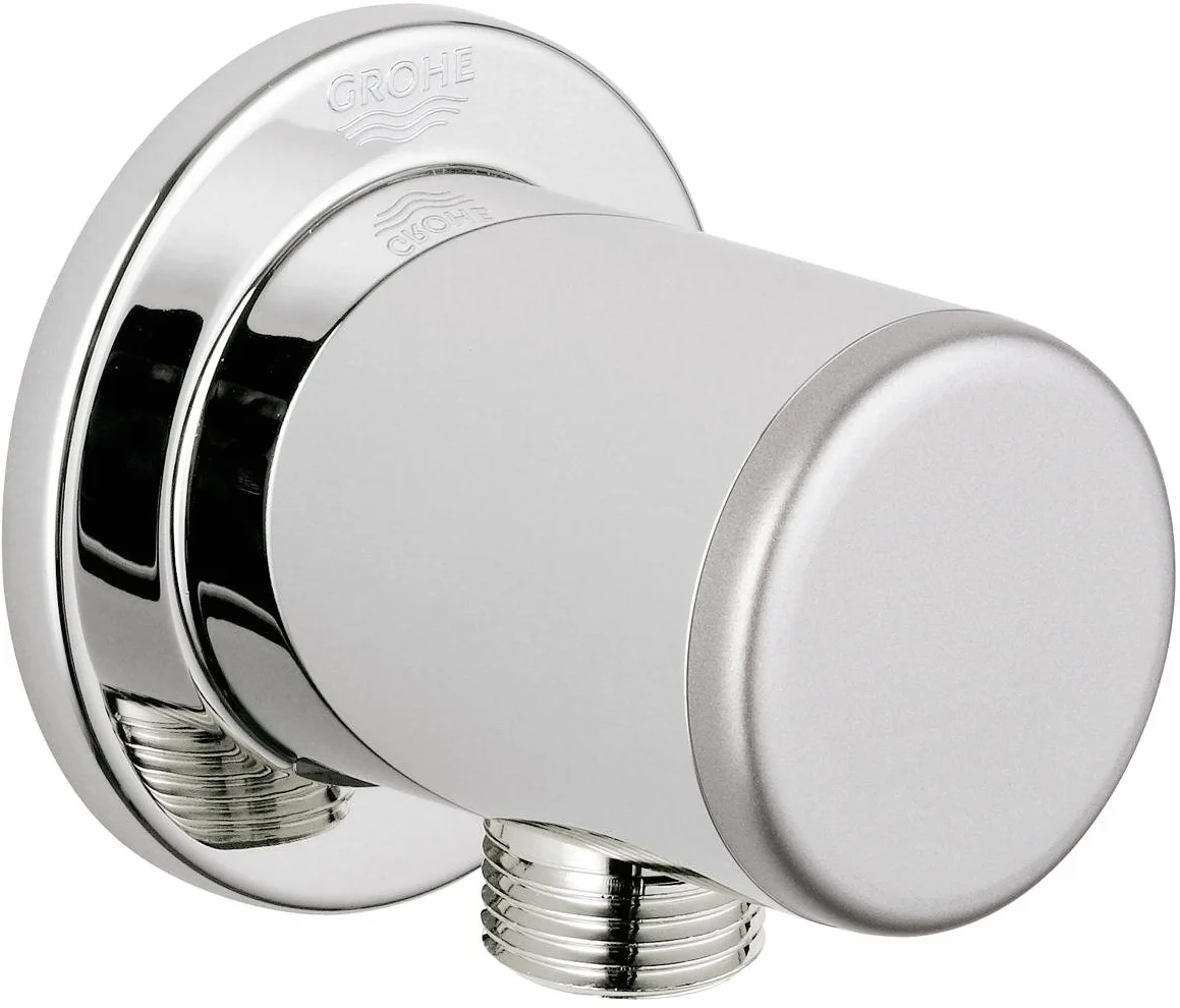 GROHE Relexa 28626000 łuk przyłączeniowy do ściany (gwint zewnętrzny, nasadka w kolorze matowego chromu, trwała), chrom, 28626000