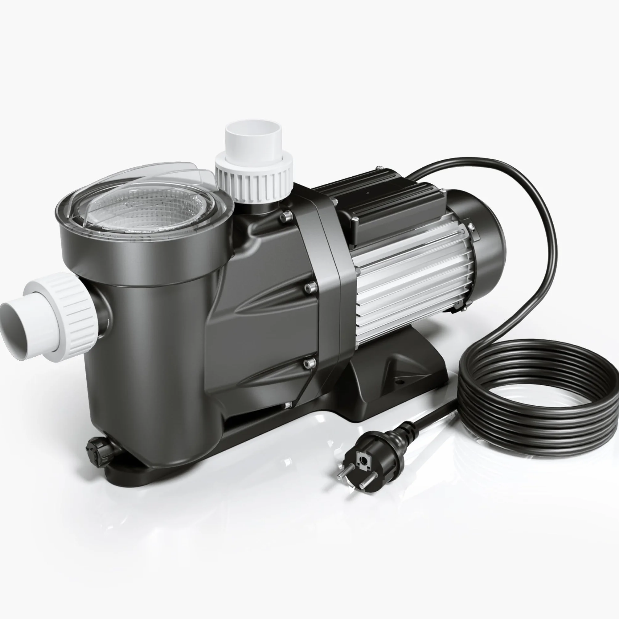 WilTec Pompa basenowa 19200 l/h 750 W cicha pompa filtrująca cyrkulacyjna