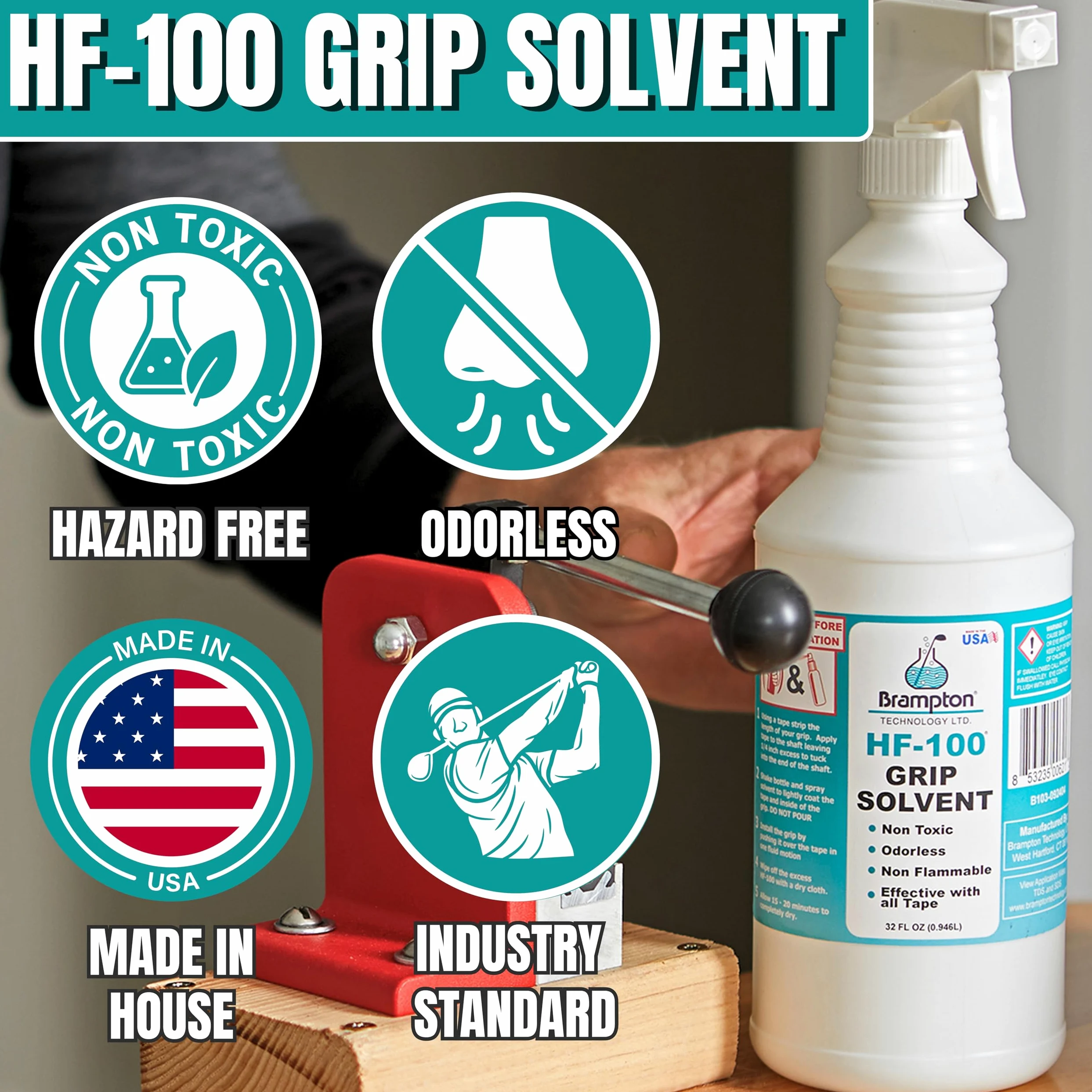 HF-100 Grip Solution z rozpylaczem, 907.2 g