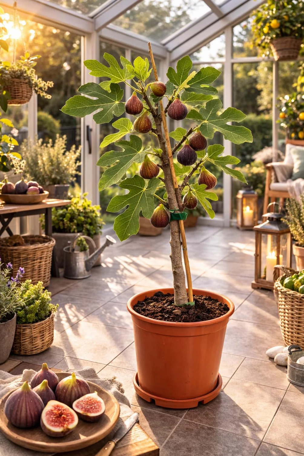 Figa mrozoodporna Ficus carica Turkey 70-100 cm drzewko figowe brązowe