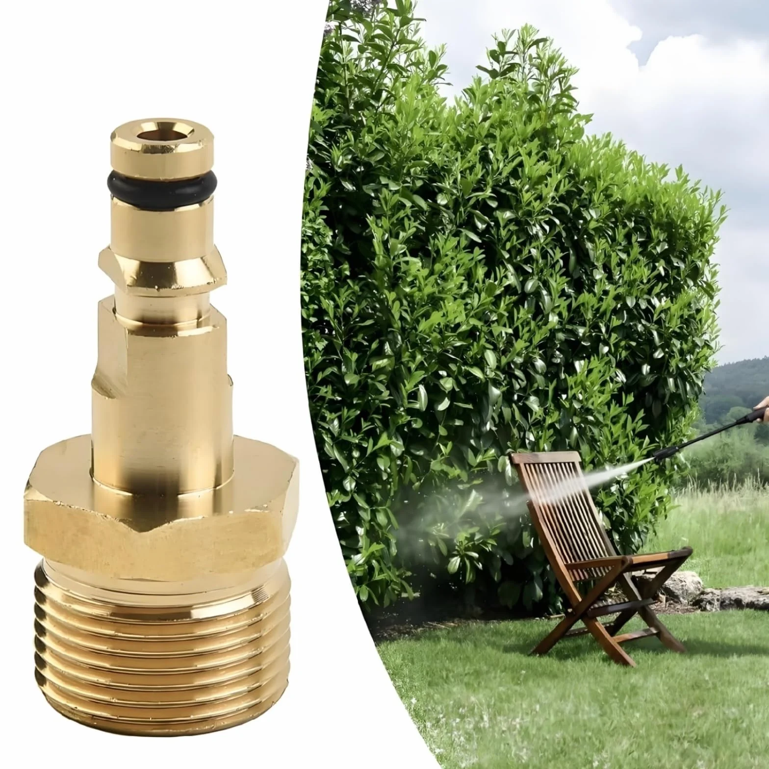 M22 adapter do myjki wysokociśnieniowej mosiądz szybkozłącze K Kärcher Nilfisk Bosch