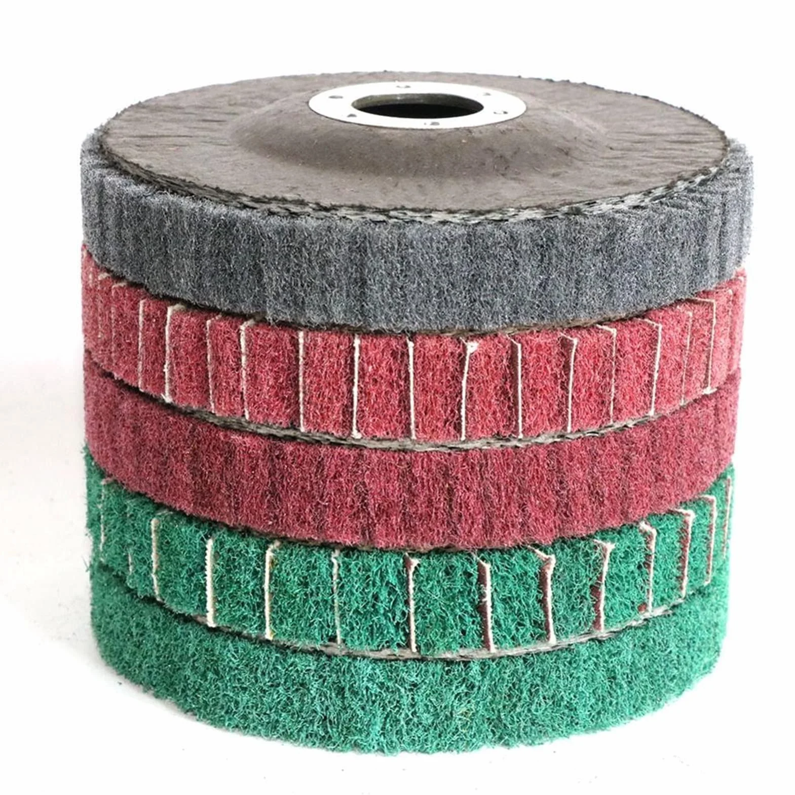 Tarcze listkowe 4-1/2"X7/8" Nylonowe włókno polerskie tarcze szlifierskie 115 * 22 mm(Grit 320,5Pc-115 * 22Mm)