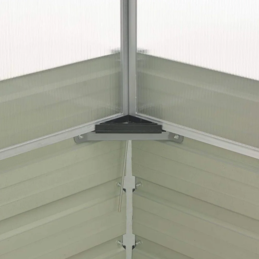 vidaXL Inspekt antracytowy 100 x 100 x 77 cm stal galwanizowana