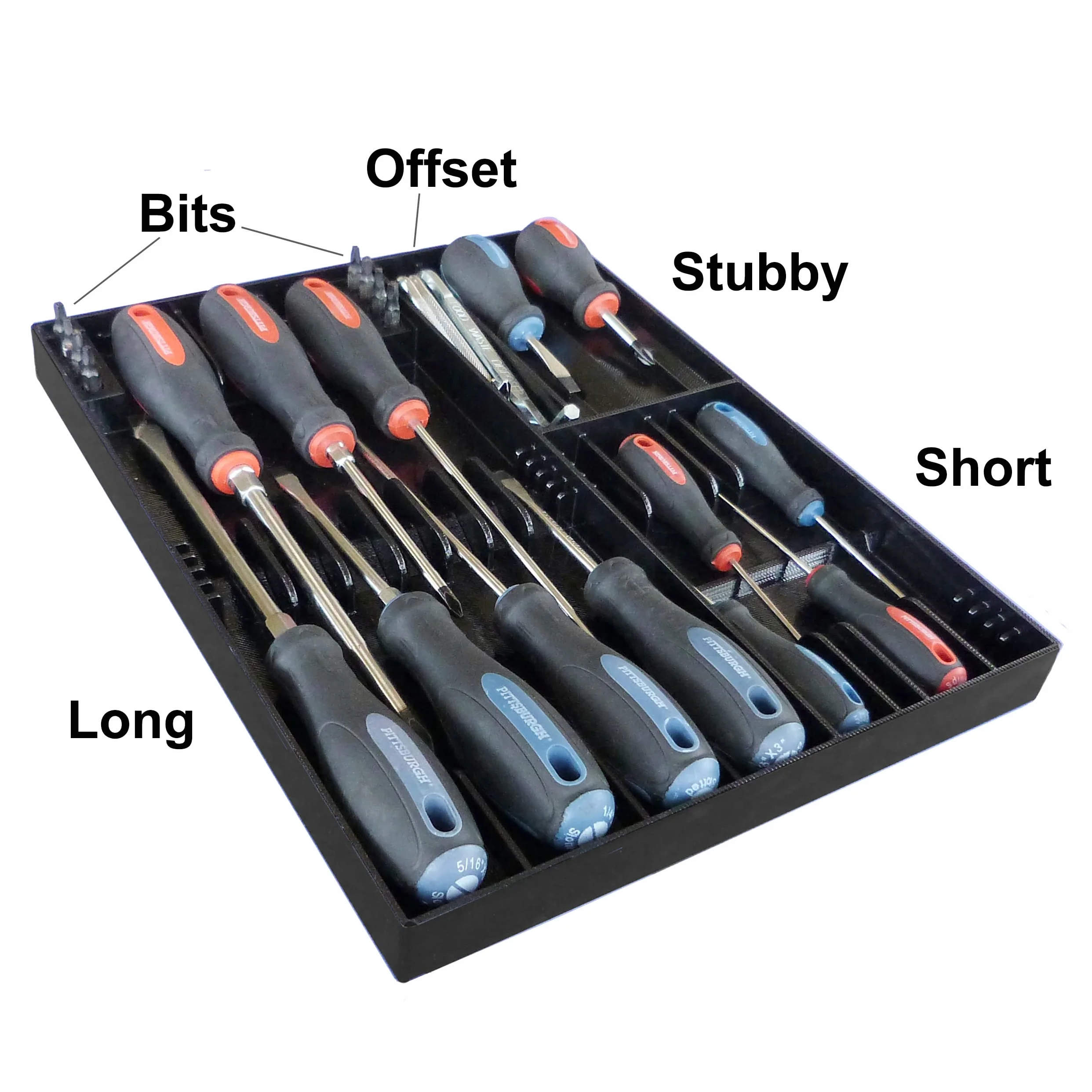 Tool Sorter Organizer na śrubokręt, czarny